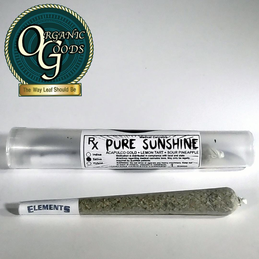 Organic Goods Pre-Roll Pure Sunshine 1 G - image 1