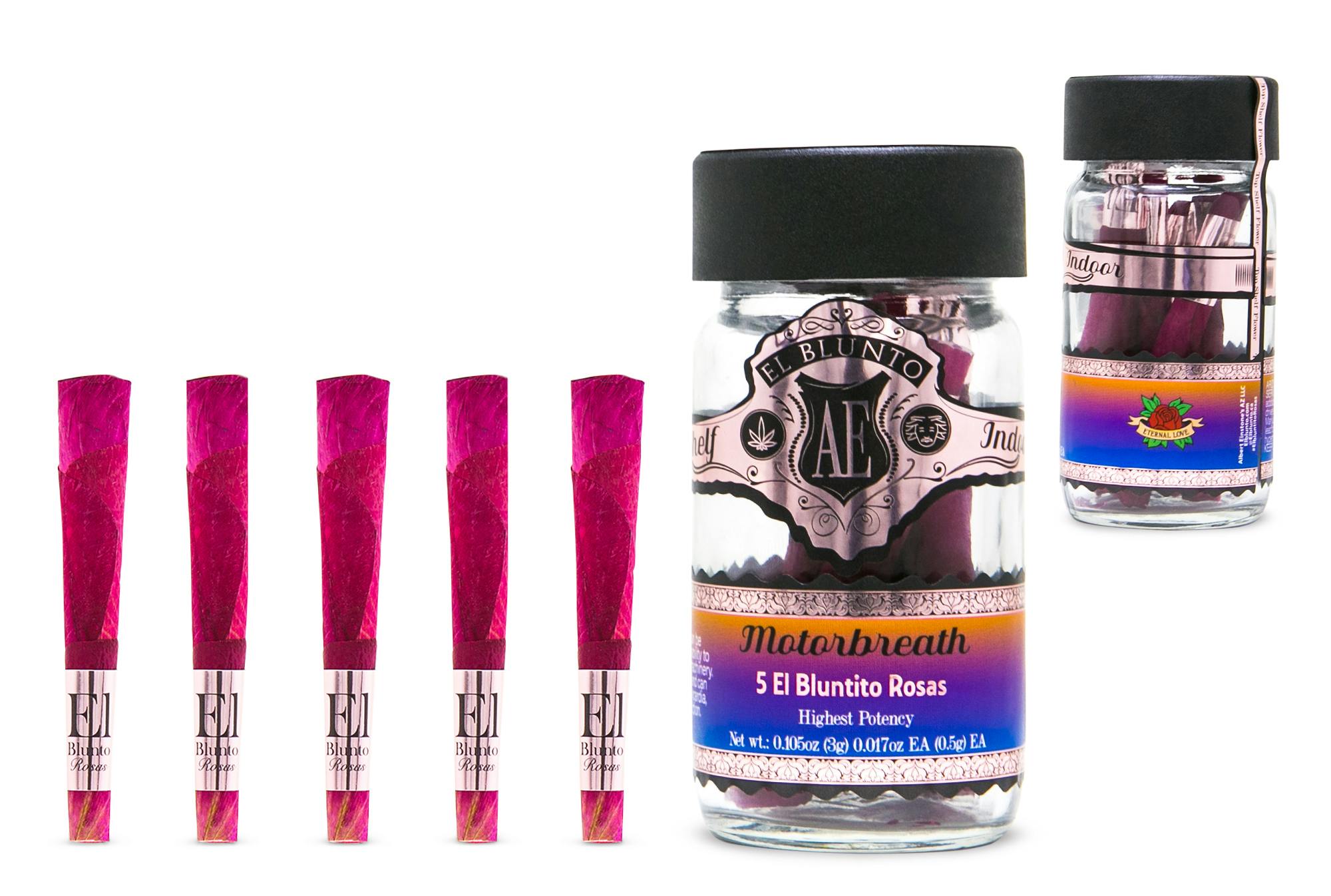 El Bluntito 5-Pack Rosas - Motorbreath - 5 x 0.5G [Mini Rose Joints] - image 1