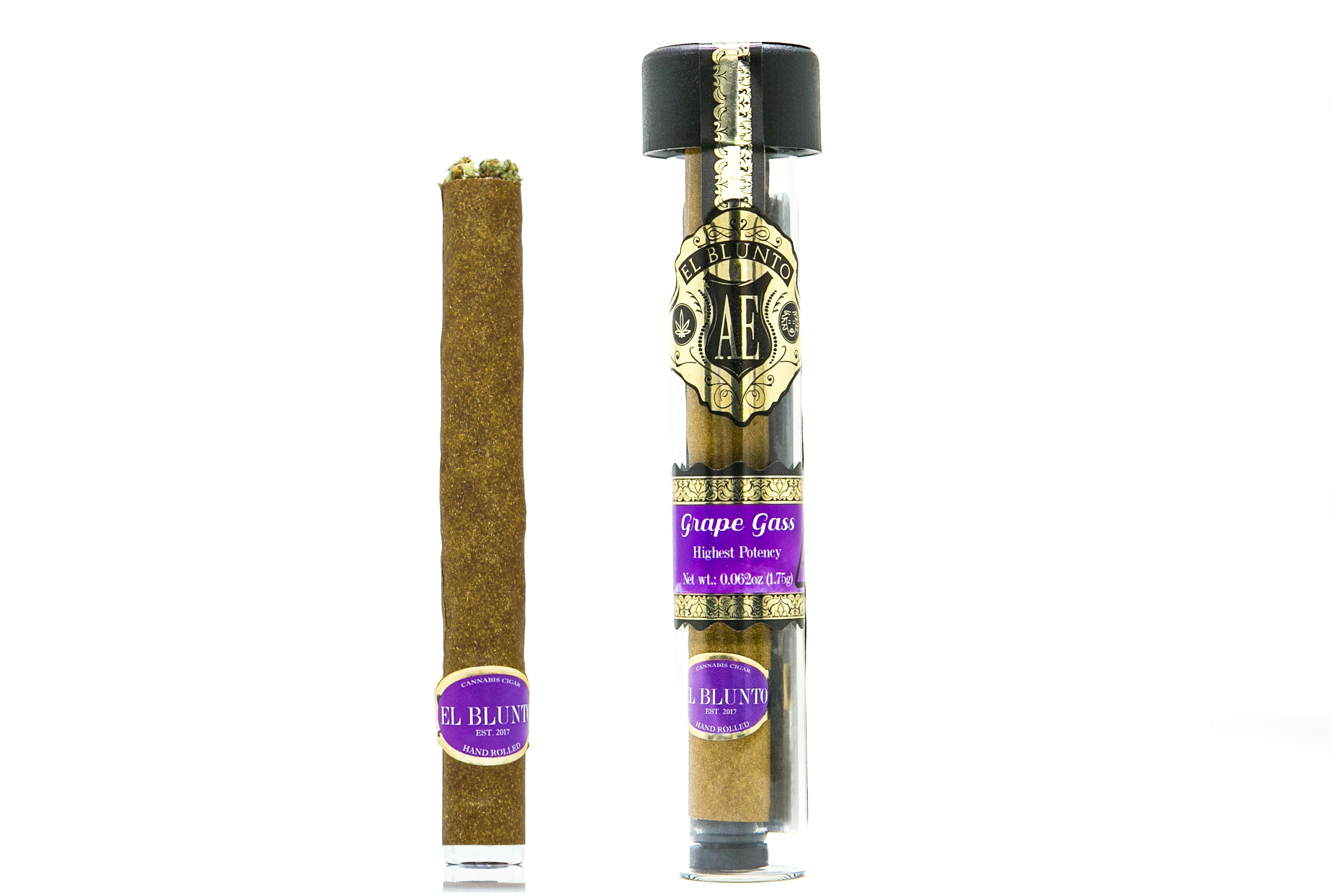 El Blunto - Grape Gass - 1.75G Cannabis Cigar [Blunt] - image 1