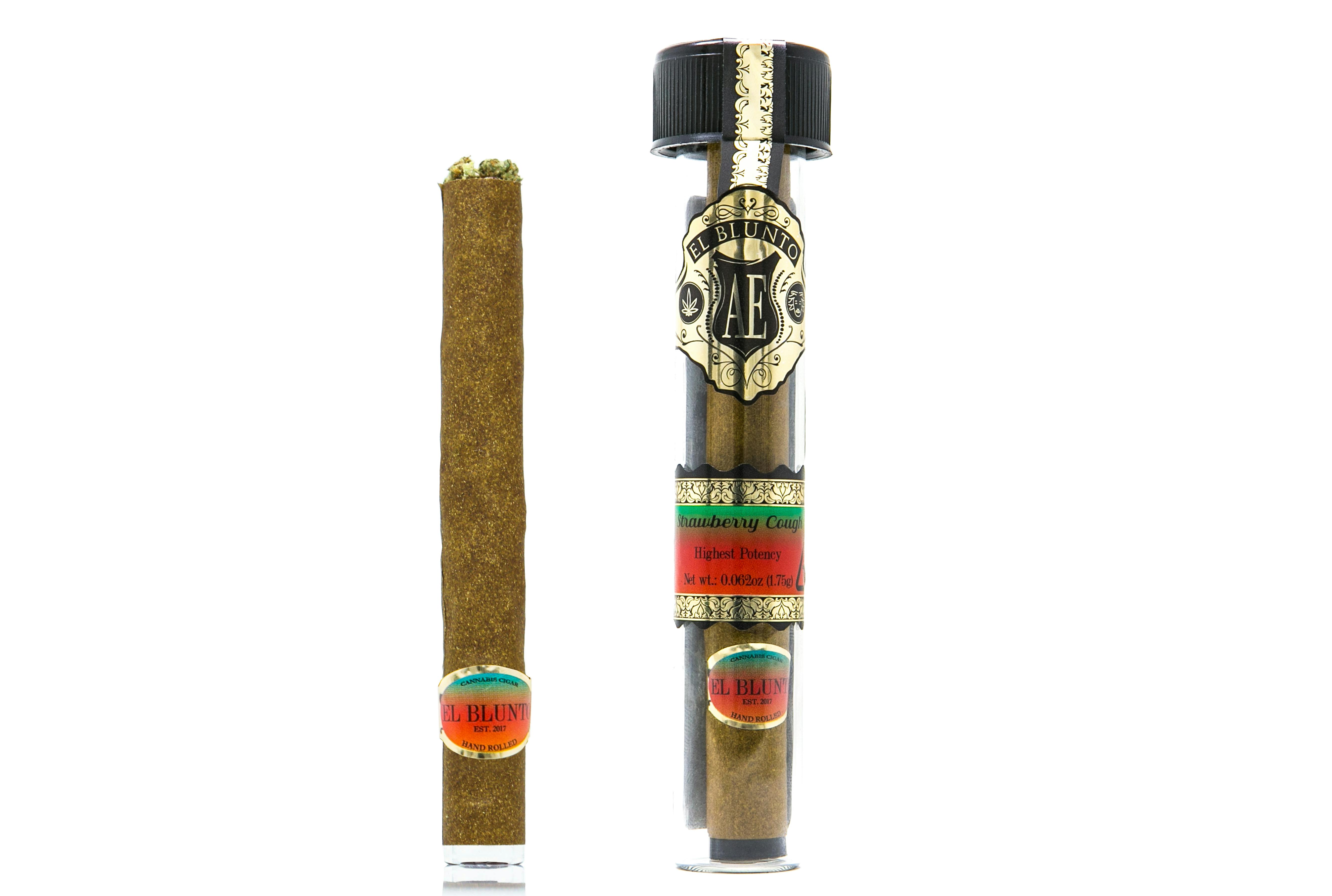 El Blunto - Strawberry Cough - 1.75G Cannabis Cigar [Blunt] - image 1
