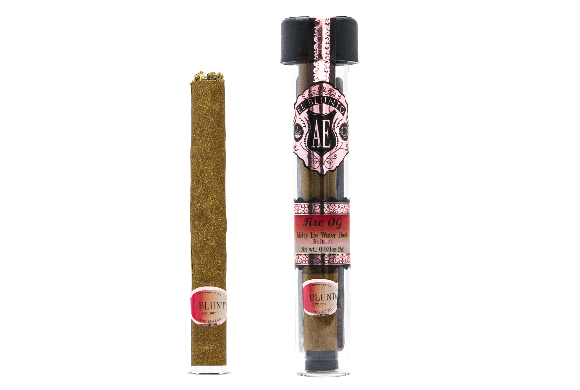 El Blunto - Fire OG - 2G Cannabis Cigar - Hash Infused [Blunt] - image 1