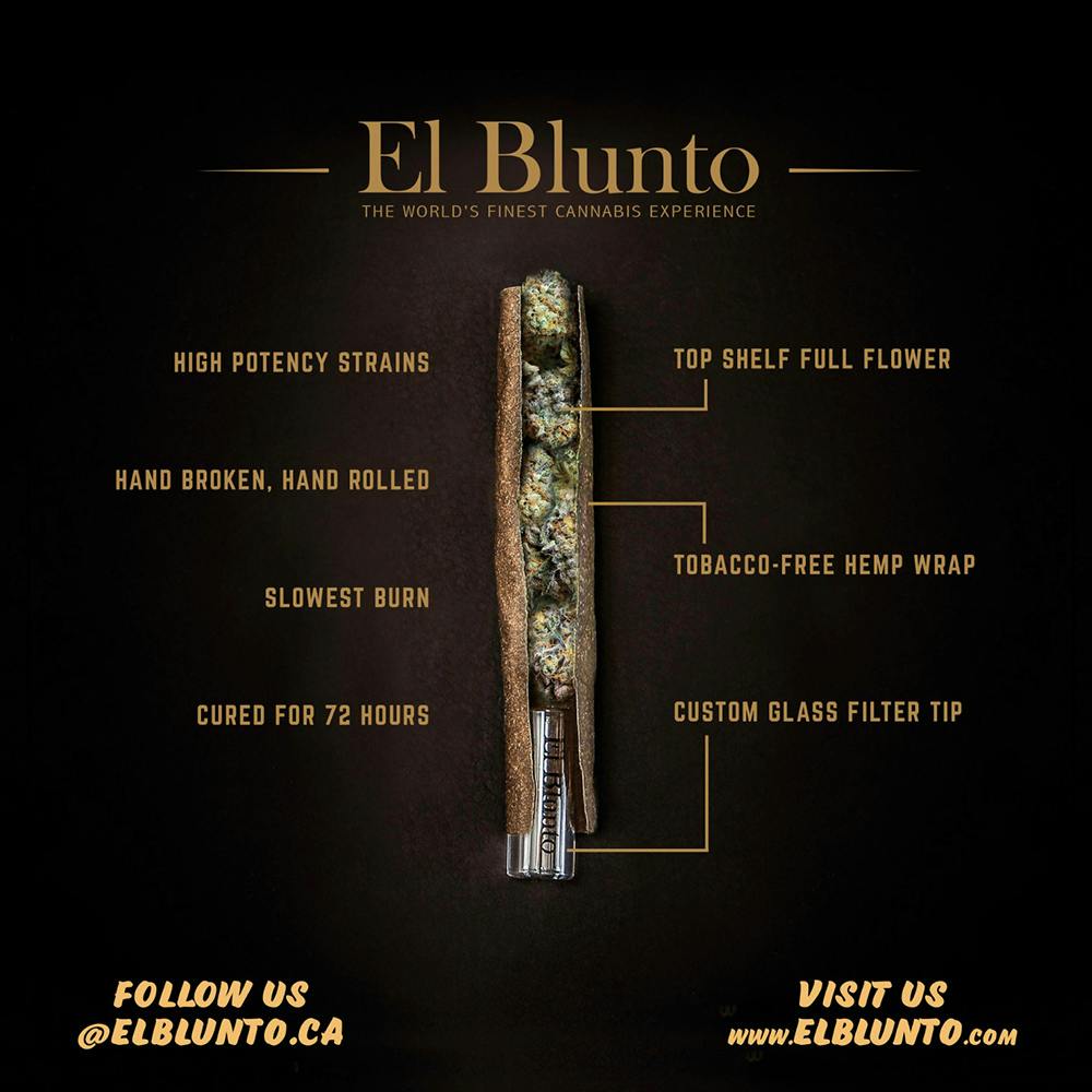 El Blunto x Strait Fire - Alien OG - 2G - Hash Infused [Blunt] - image 2