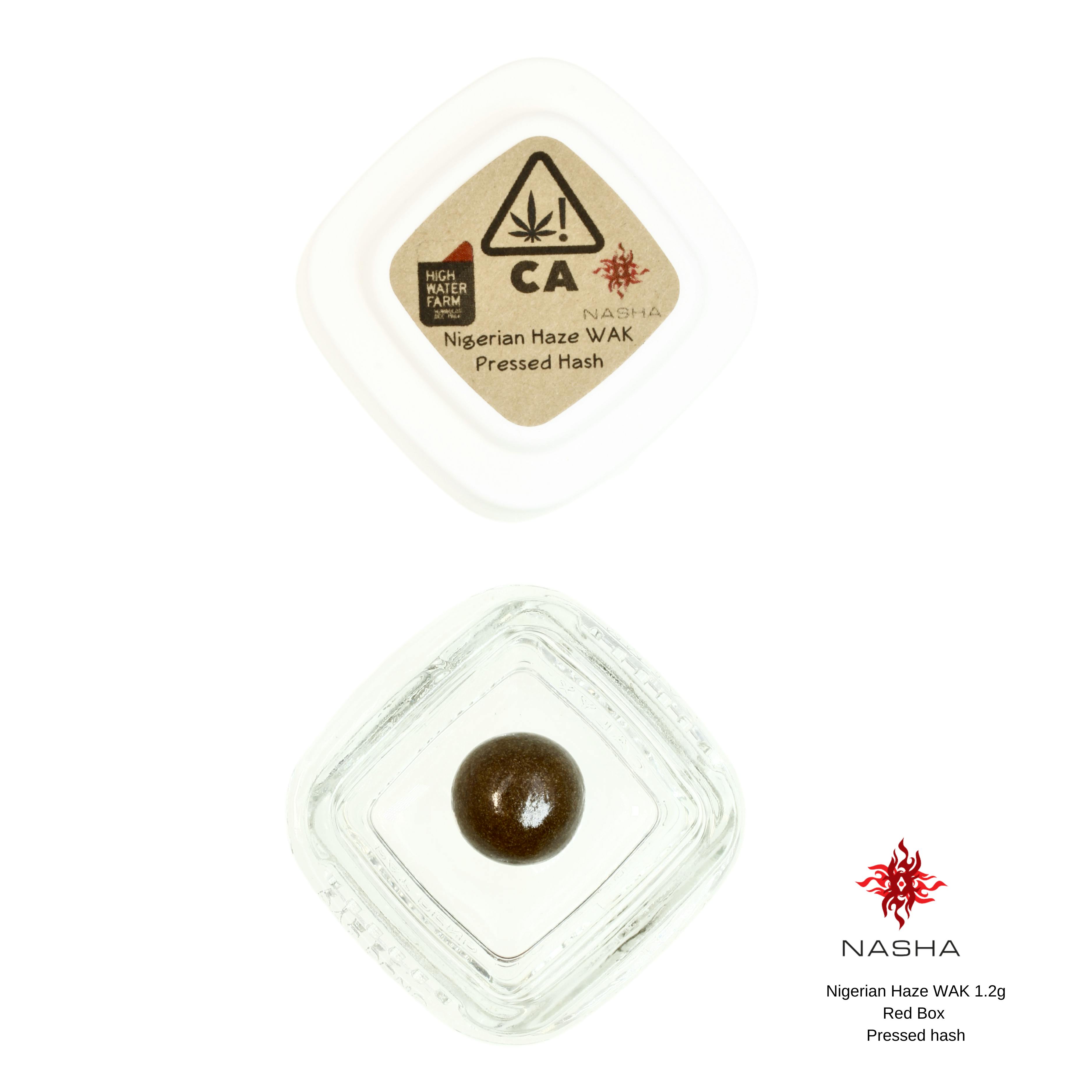 Nigerian Haze WAK 1.2g Red Pressed Hash (High Water Farm) - image 3