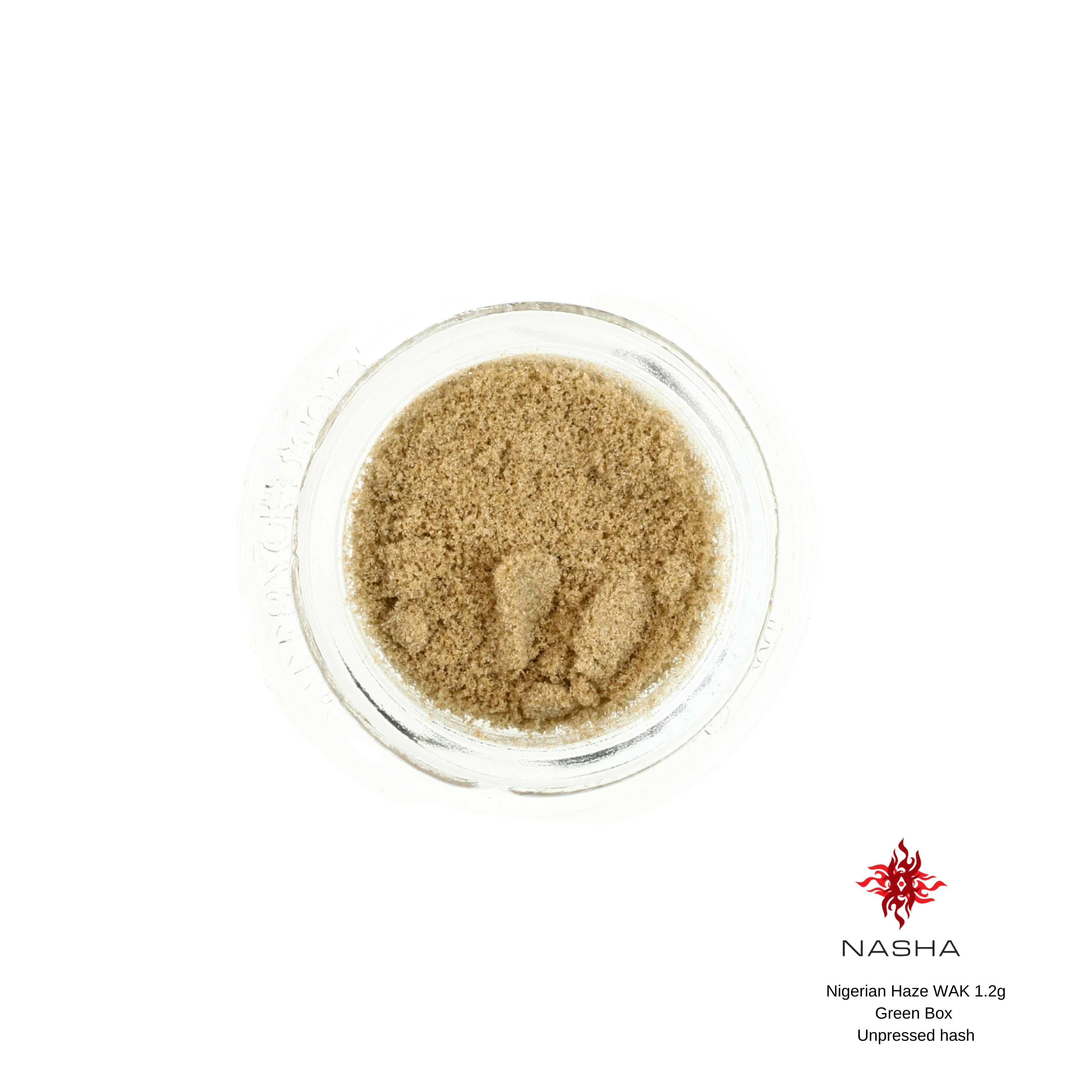Nigerian Haze WAK 1.2g Green Unpressed Hash (High Water Farm) - image 1