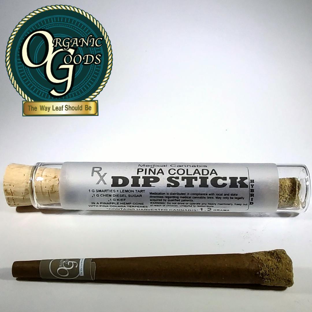Organic Goods TF Dip Stick w/ Badder & Kief Pina Colada 1.2 G - image 1