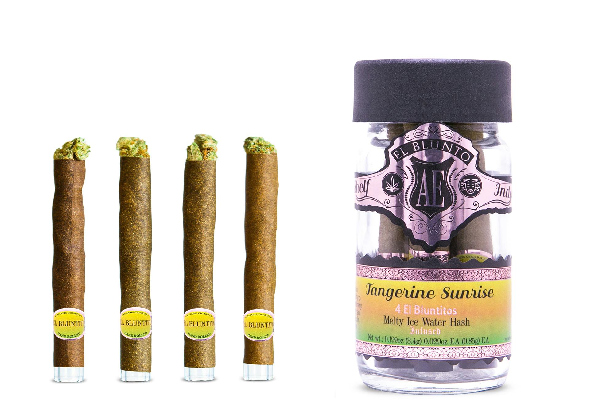 El Bluntito 4-Pack - Hash - Tangerine Sunrise - 4 x .85G [Mini Blunt] - image 1