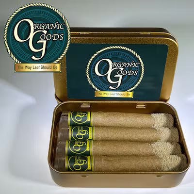 Organic Goods TF Mini Blunts Dipped in Badder & Kief Cuties 6.8 G - image 1