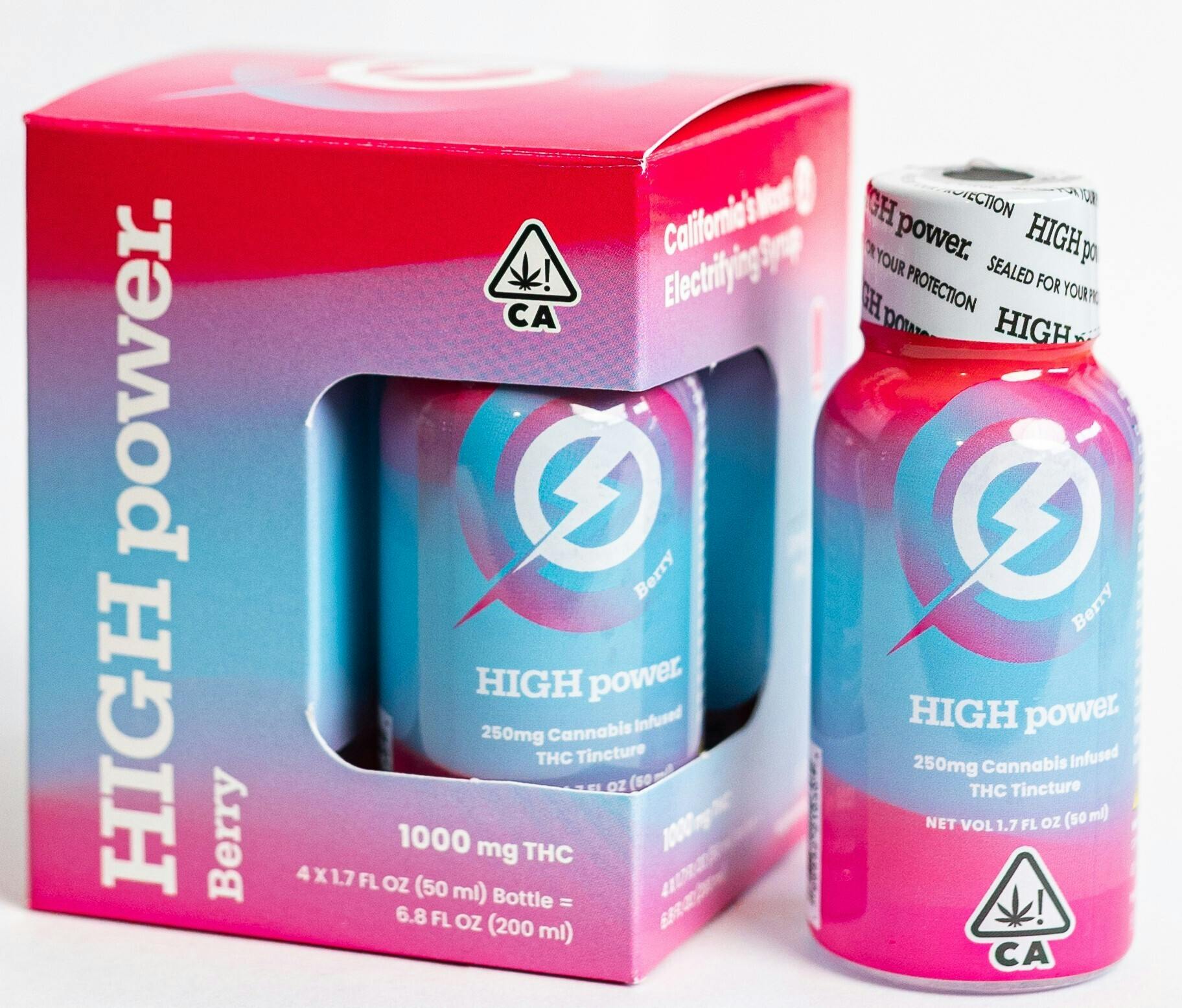 HIGH Power syrup - Berry 1000mg THC (4 Pack) - image 1