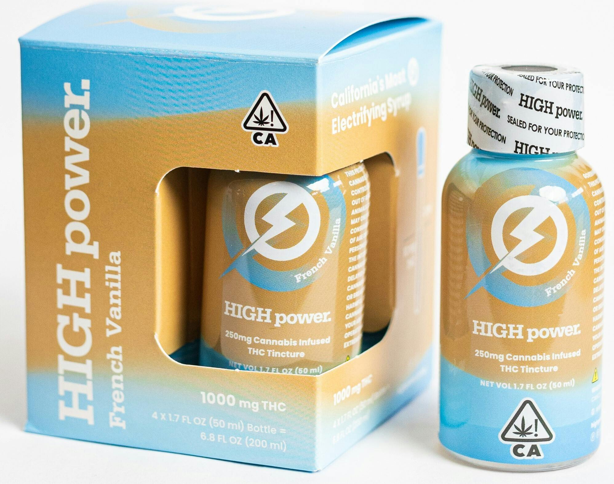 HIGH power syrup - French Vanilla 1000mg THC (4 Pack) - image 2