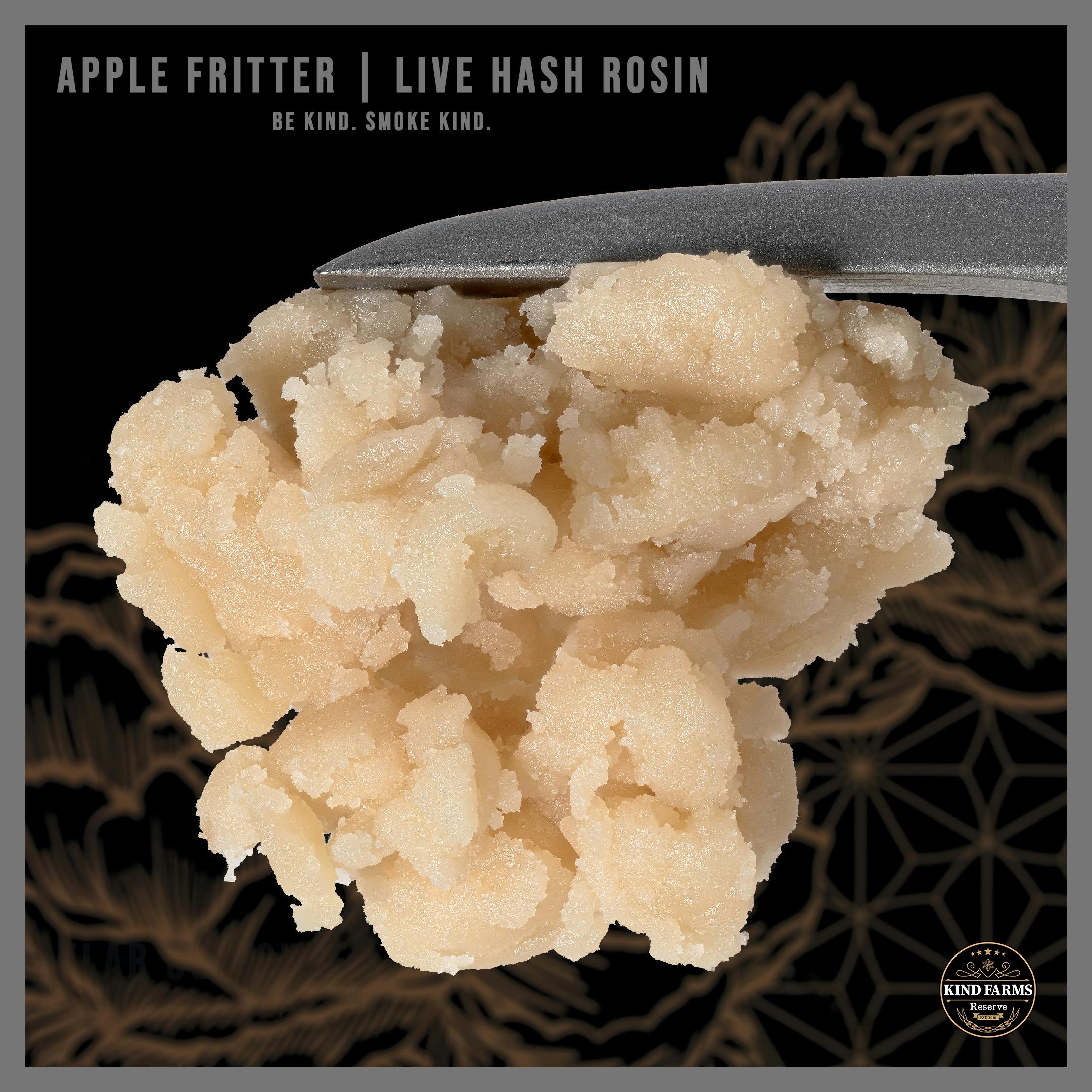 Apple Fritter Live Hash Rosin - Kind Farms Reserve - image 1