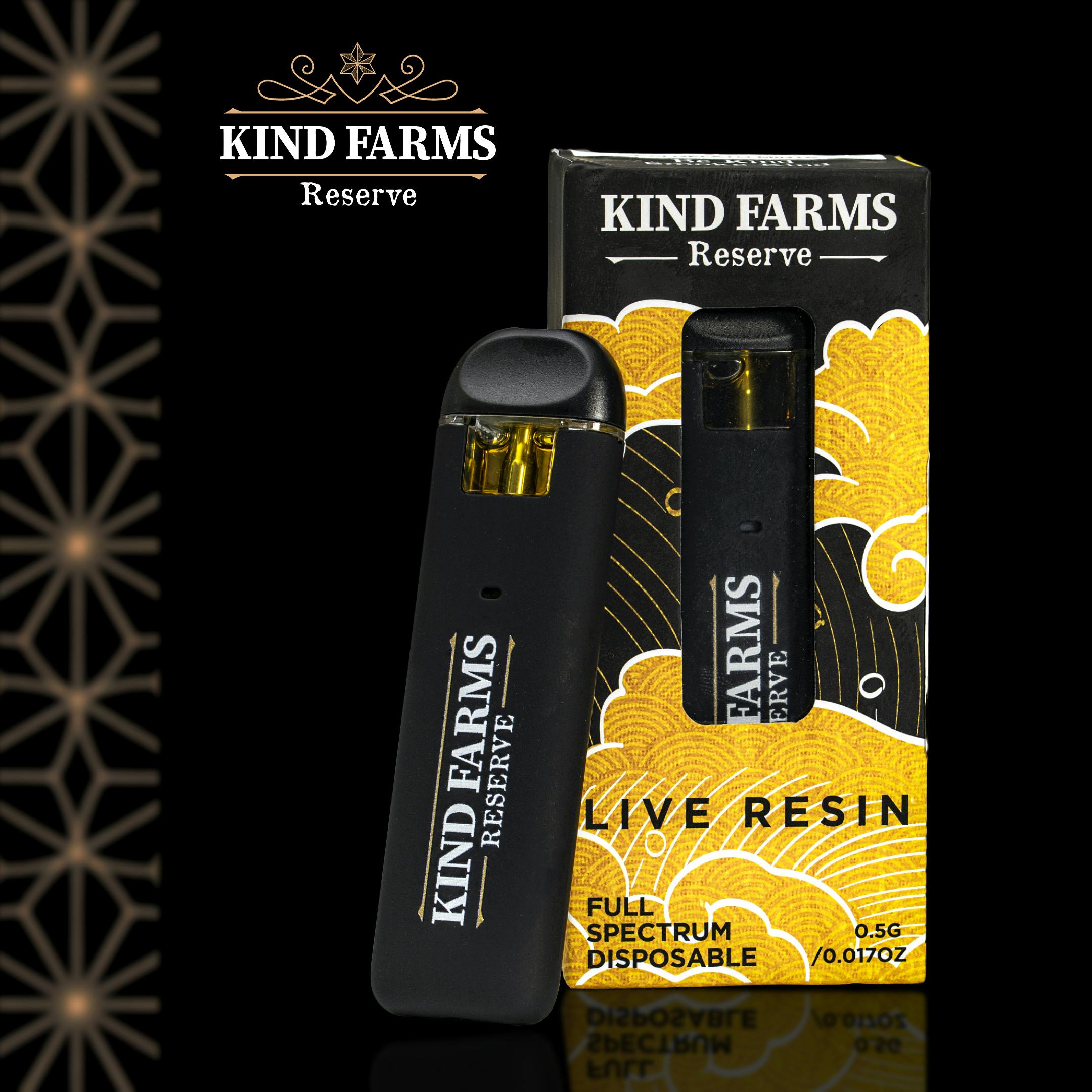 Cadillac Rainbows .5g Live Resin Disposable Vape - Kind Farms Reserve - image 1