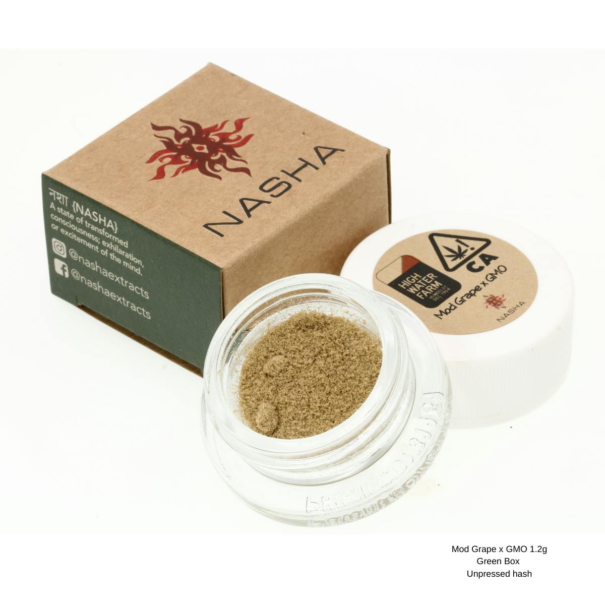 Mod Grape x GMO 1.2g Green Unpressed Hash - image 3