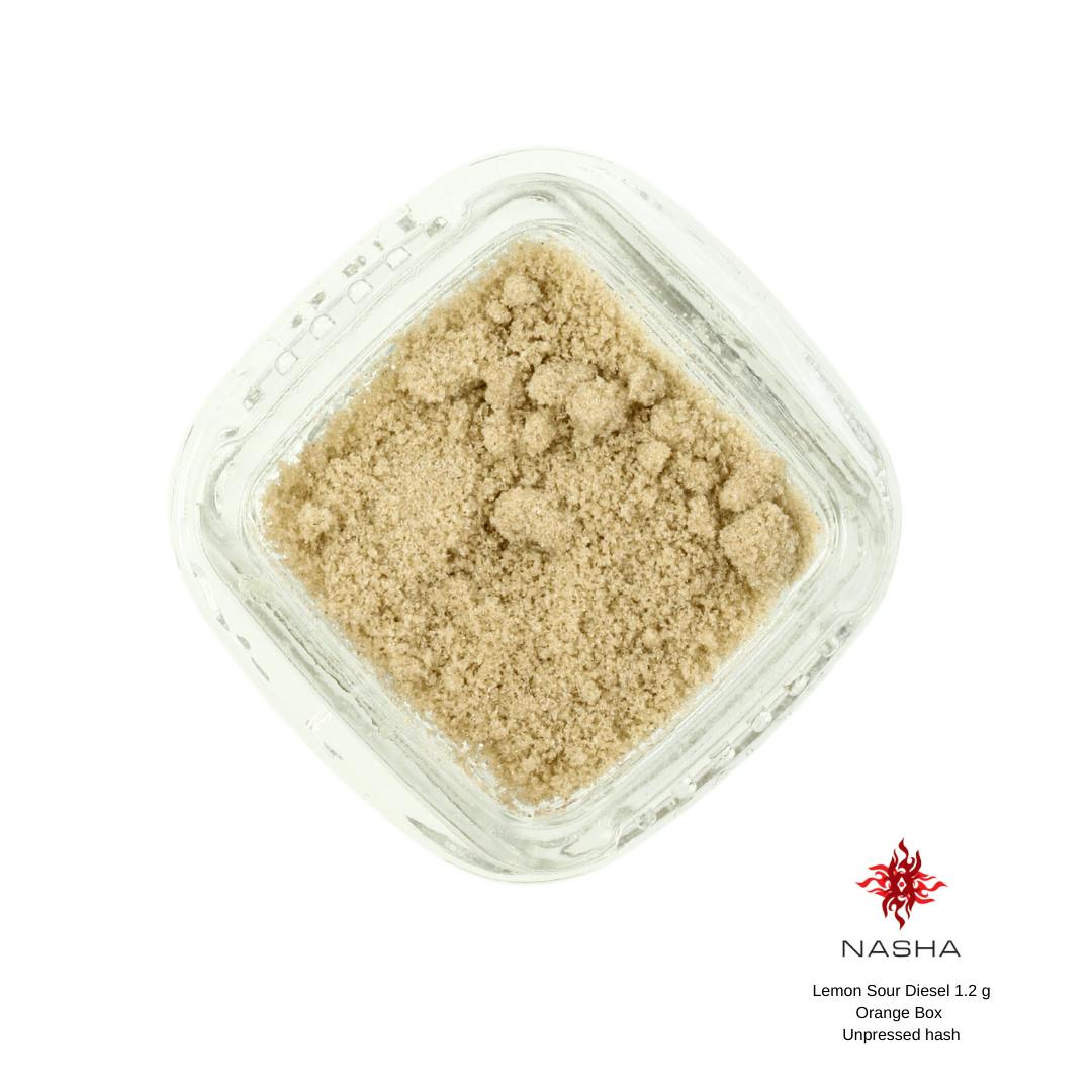 Lemon Sour Diesel 1.2 g Orange Unpressed Hash - image 1