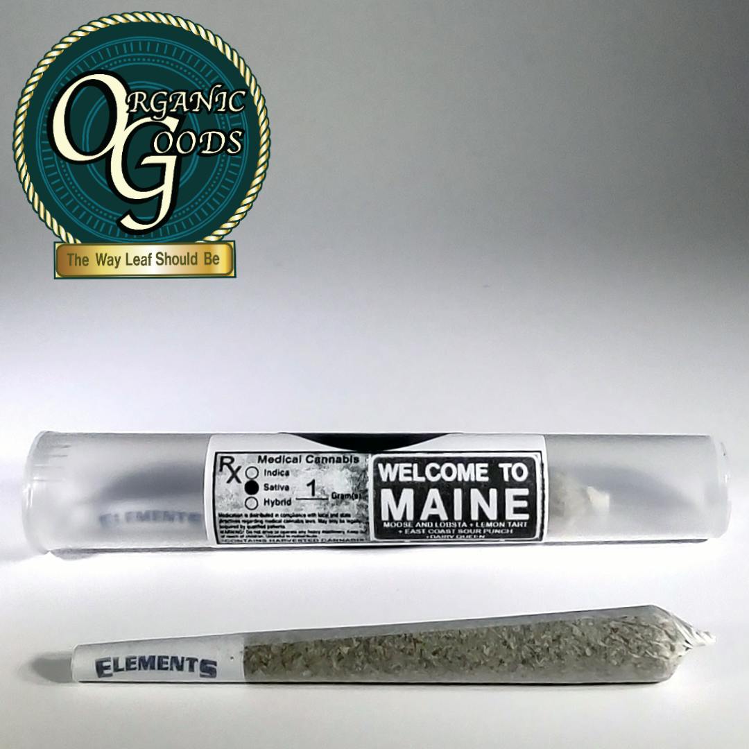 Organic Goods Pre-Roll Welcome To Maine 1 G - image 1
