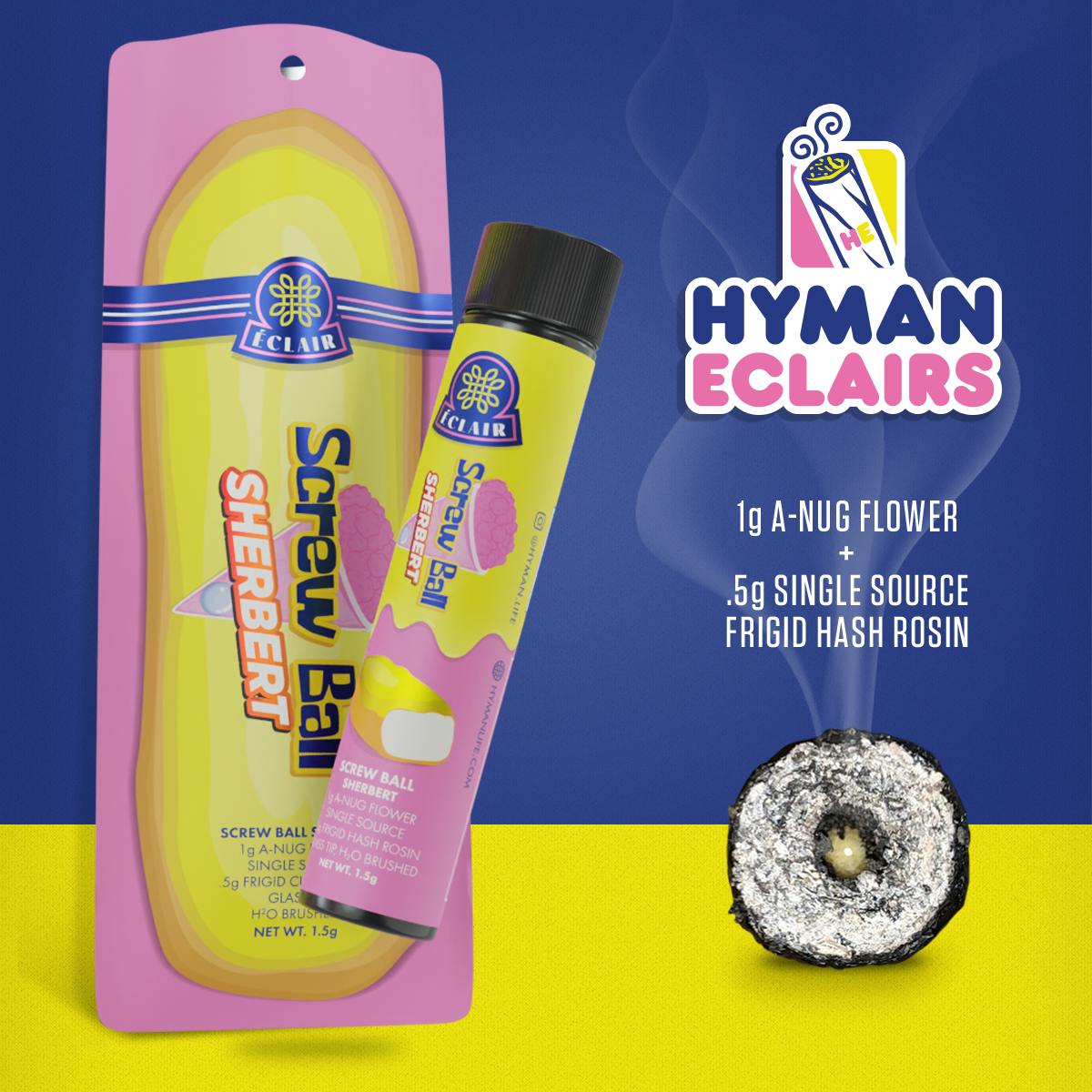 Screwball Sherb | 1.5G Eclair Handcraft | HYMAN | MED - image 1