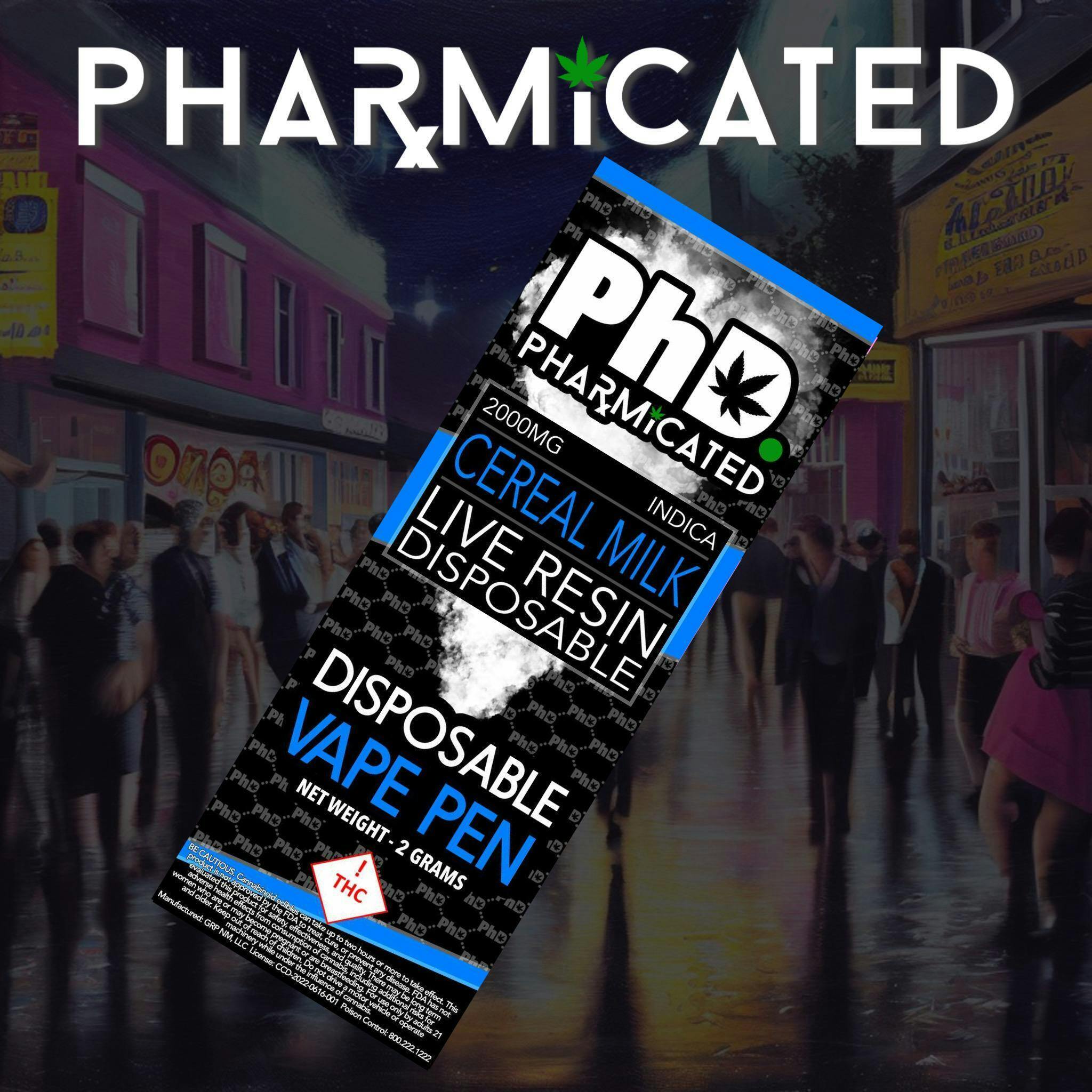 PhD 2 Gram Disposable Resin Vape Cart - Cereal Milk (I) - image 1