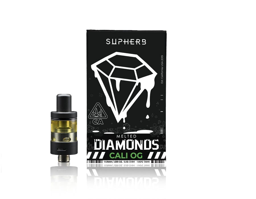 Supherb - Cali Og Indica Melted Diamonds Cartridge 1g - image 1