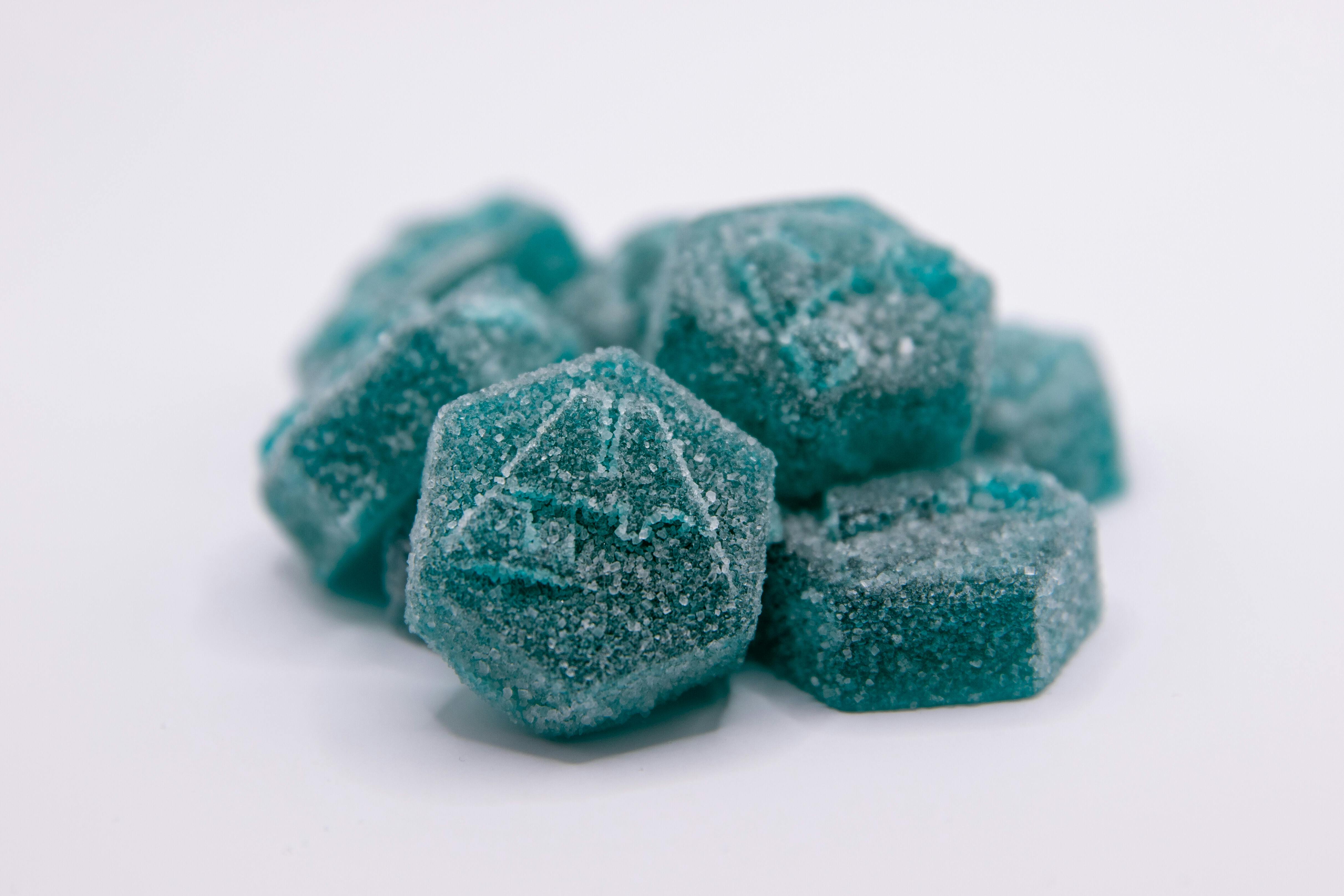 Gold Rush Blue Raspberry Yummy Gummies 100mg-10pk - image 2