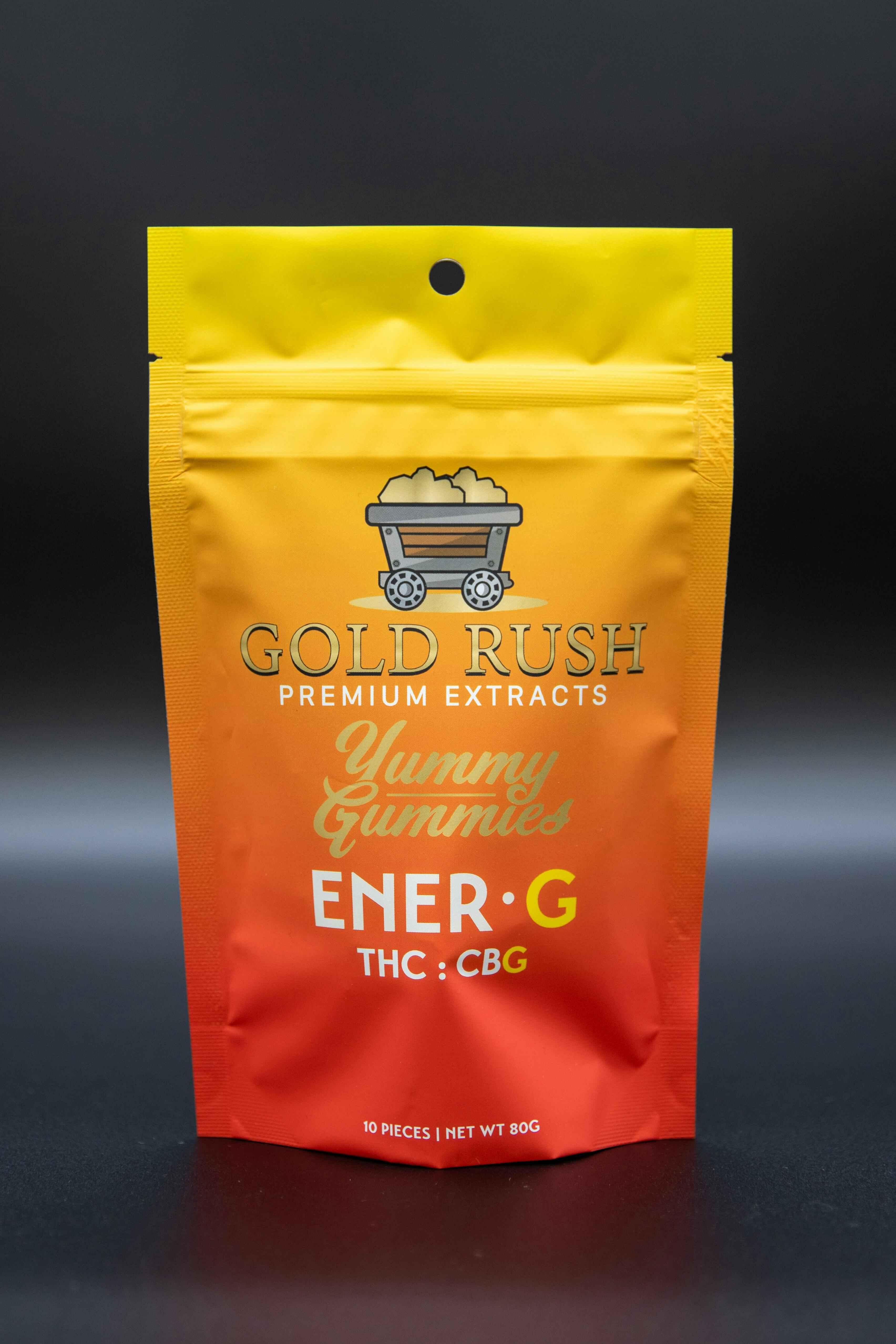 Gold Rush Orange Ener-G CBG:THC 100mg-10pk - image 1