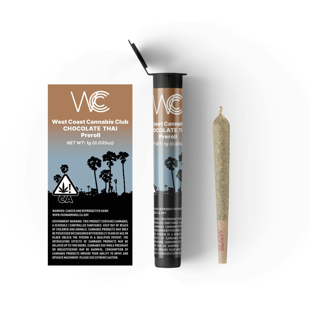WCC | Chocolate Thai Preroll - image 1