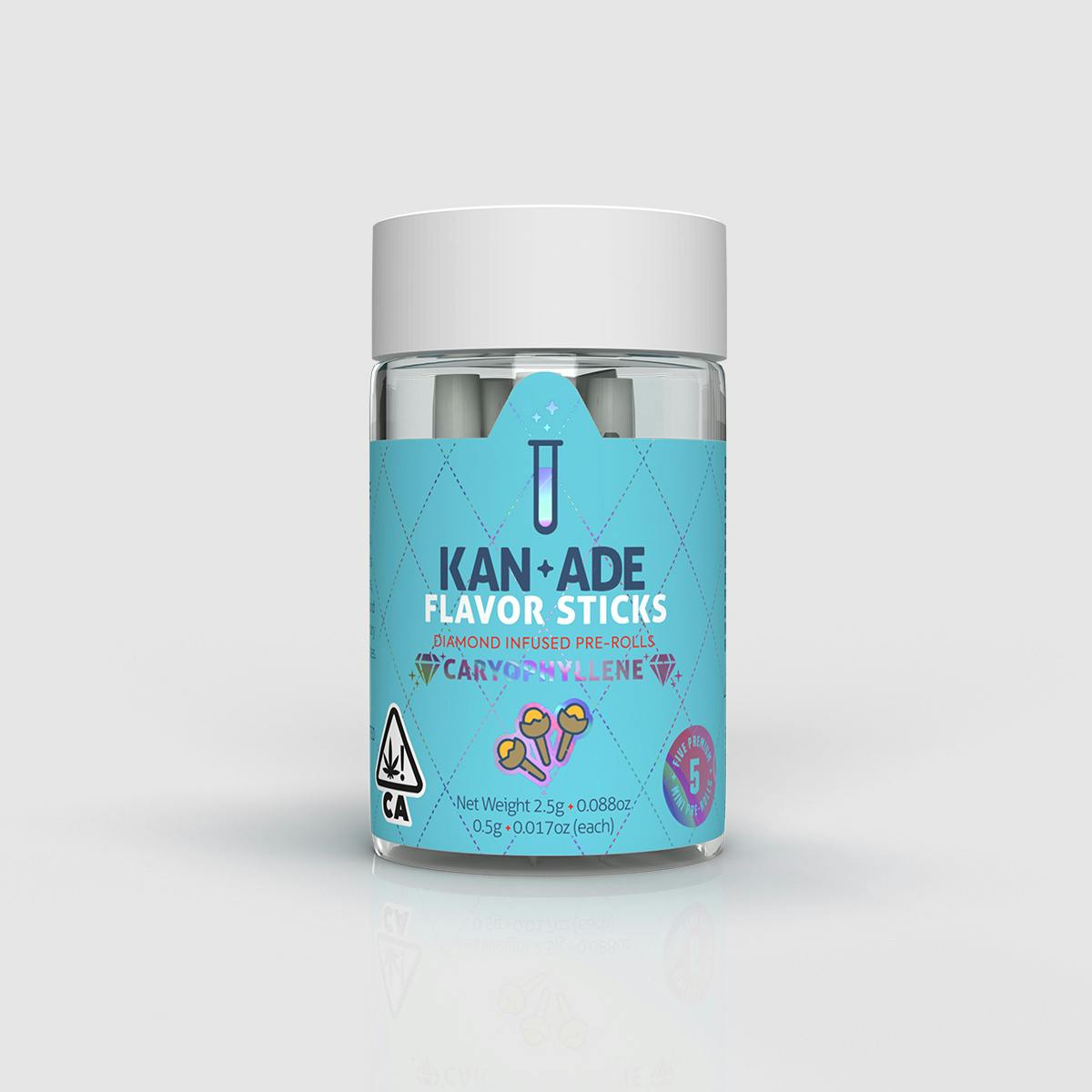 Kan+Ade (5pk) Diamond Infused Flavor Sticks - Caryophyllene - image 2
