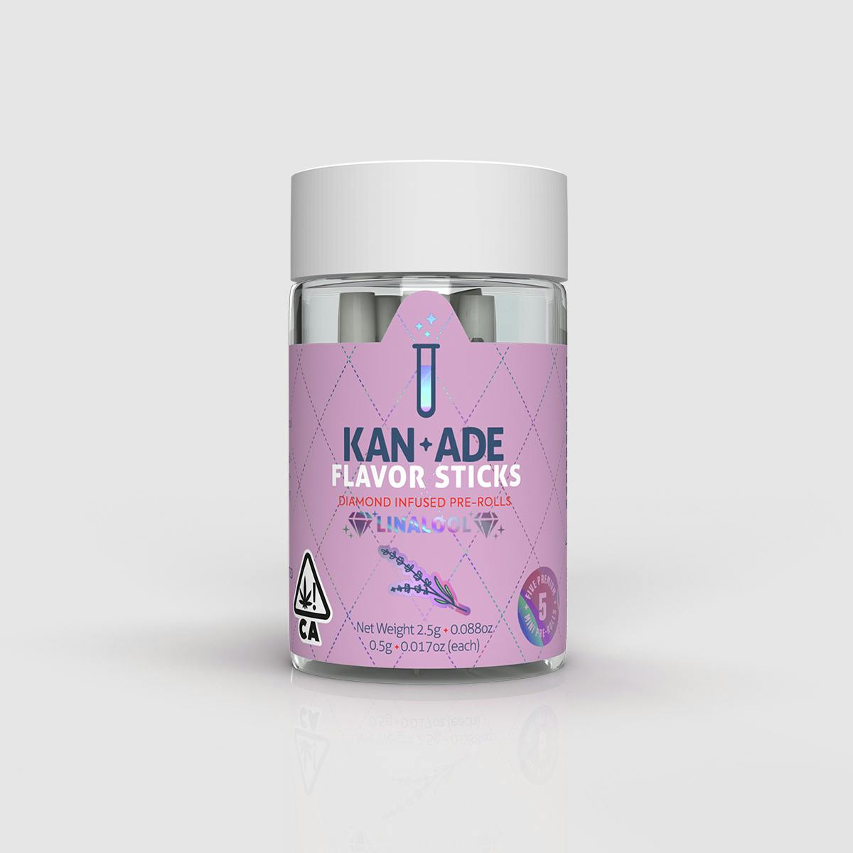Kan+Ade (5pk) Diamond Infused Flavor Sticks - Linalool - image 1