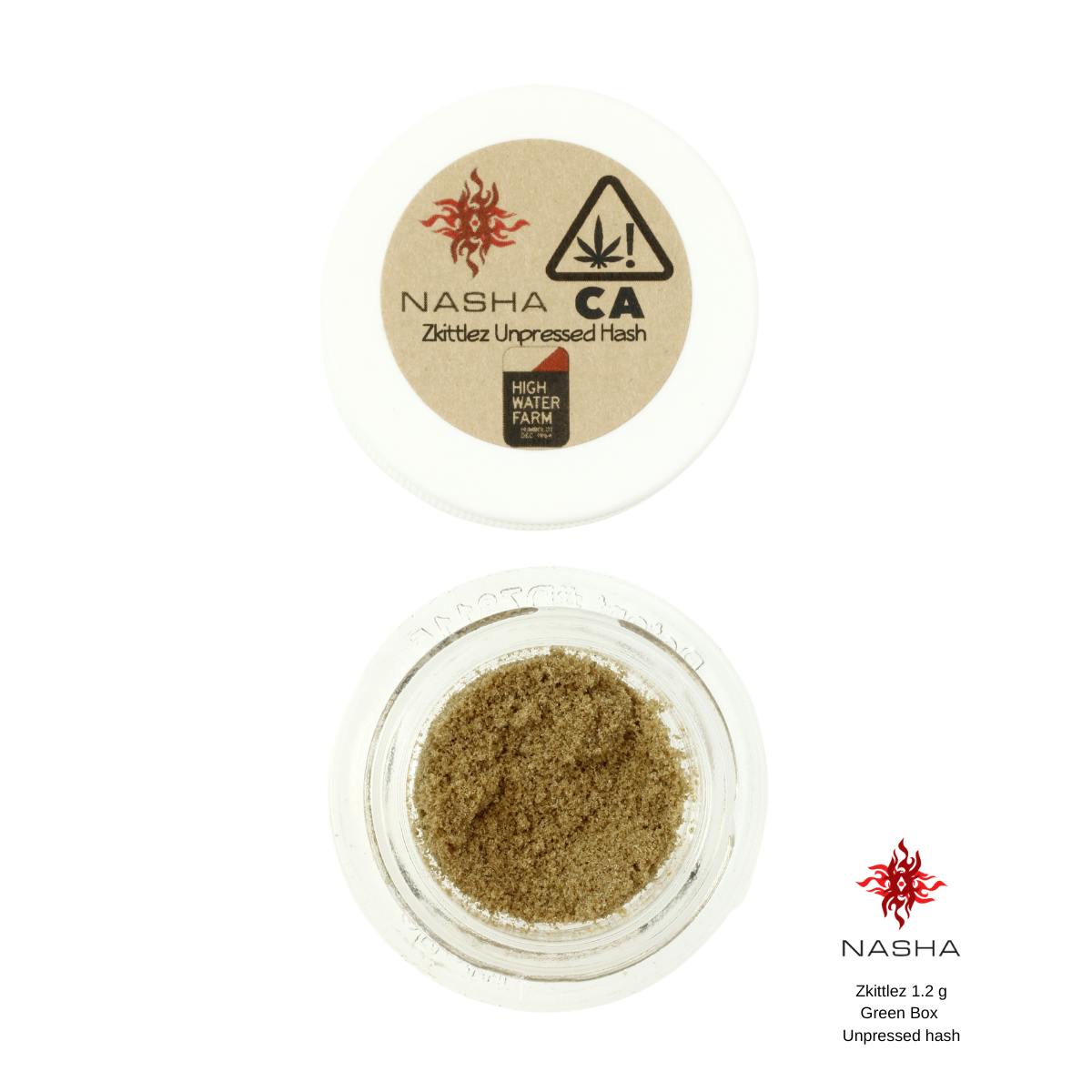 Zkittlez 1.2g Green Unpressed Hash (High Water Farms) - image 2