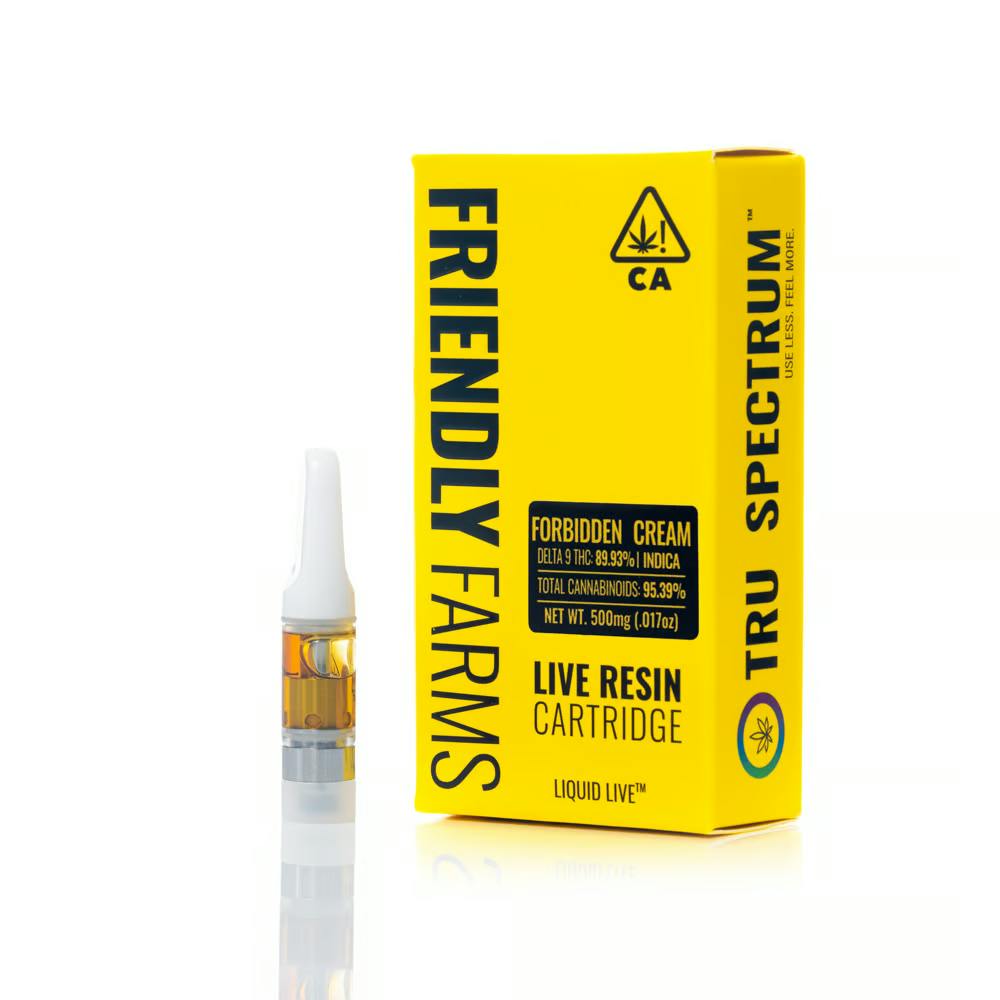 Forbidden Cream .5g Live Resin Cartridge - image 1