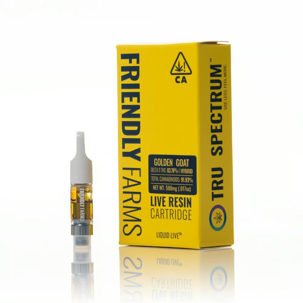 Golden Goat .5g Live Resin Cartridge - image 1