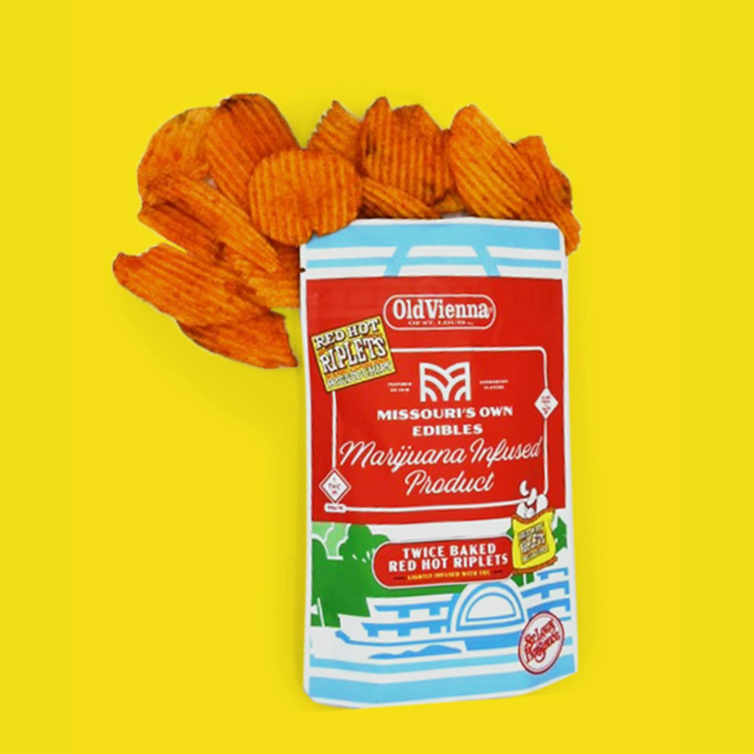 Missouri's Own Edibles- Twice Baked Red Hot Riplets - image 1
