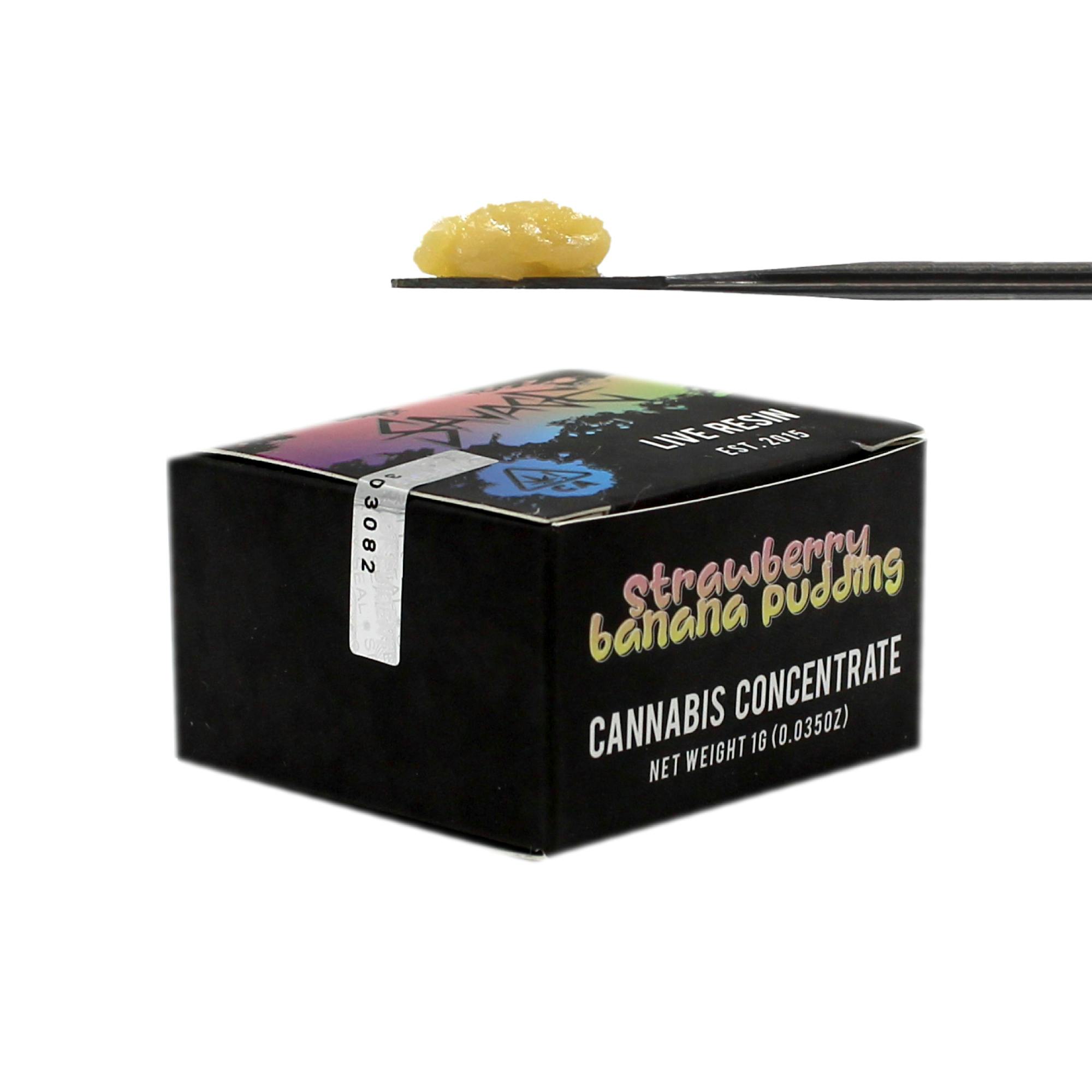 Strawberry Banana Pudding 1g Live Resin Badder - image 1
