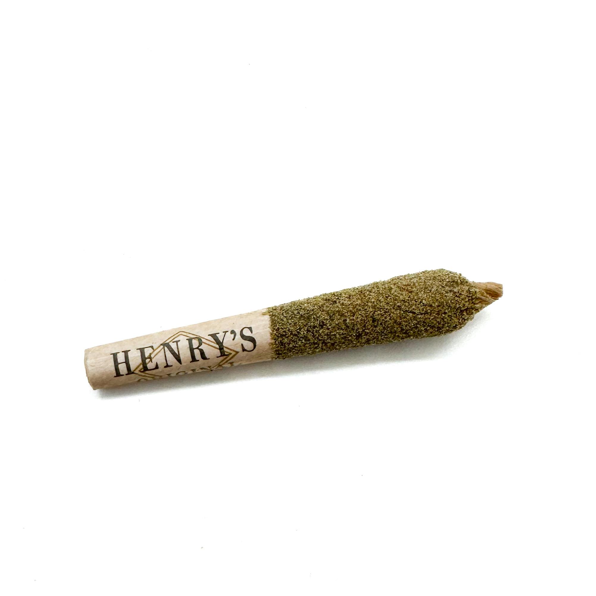 3.5g Total 7-Pack Diamond Infused Hash Coated Pre-Rolls (.5g)- Green Crack - image 1