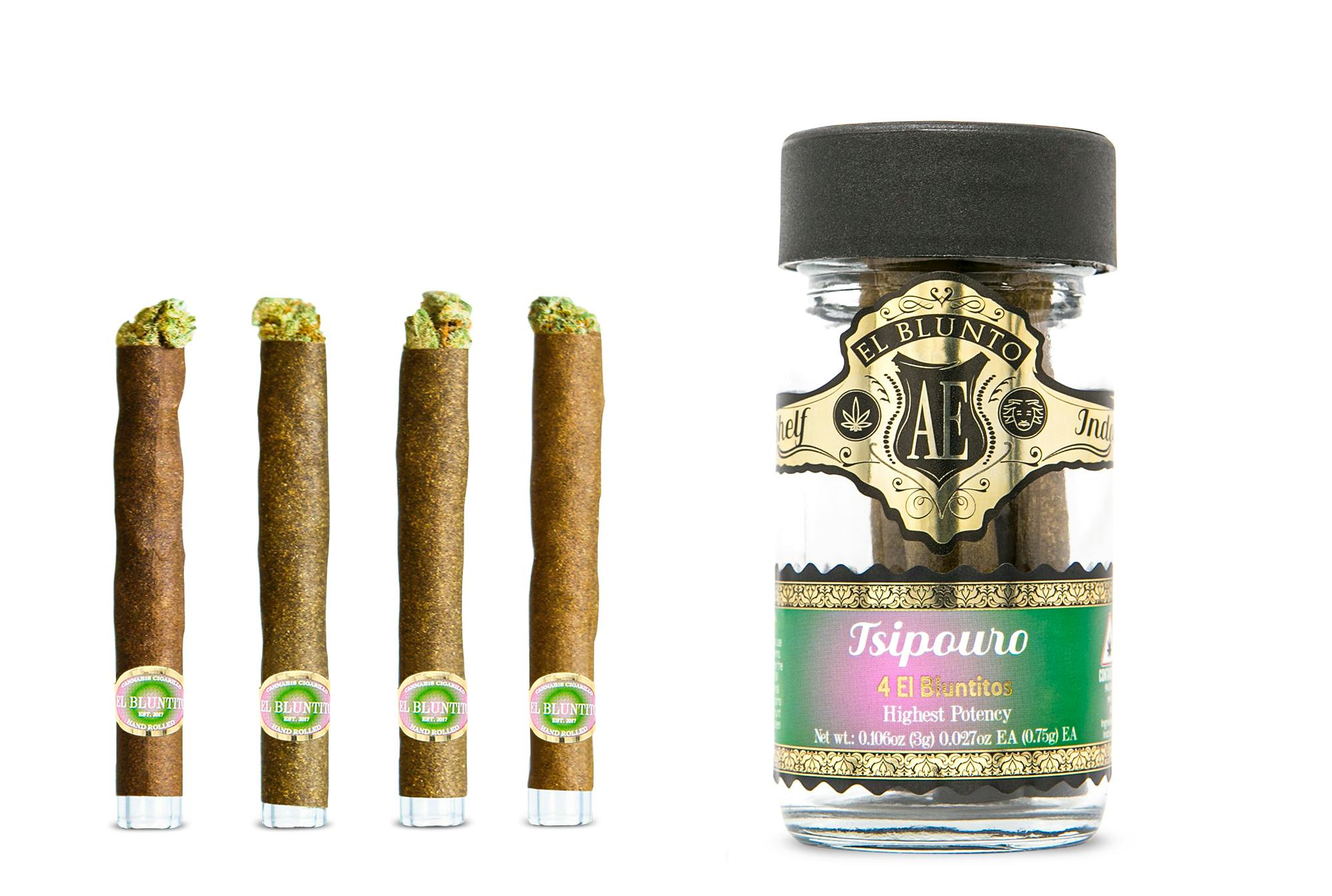 El Bluntito - 4-Pack - Tsipouro - 4 x .75G [Mini Blunt Pack] - image 1