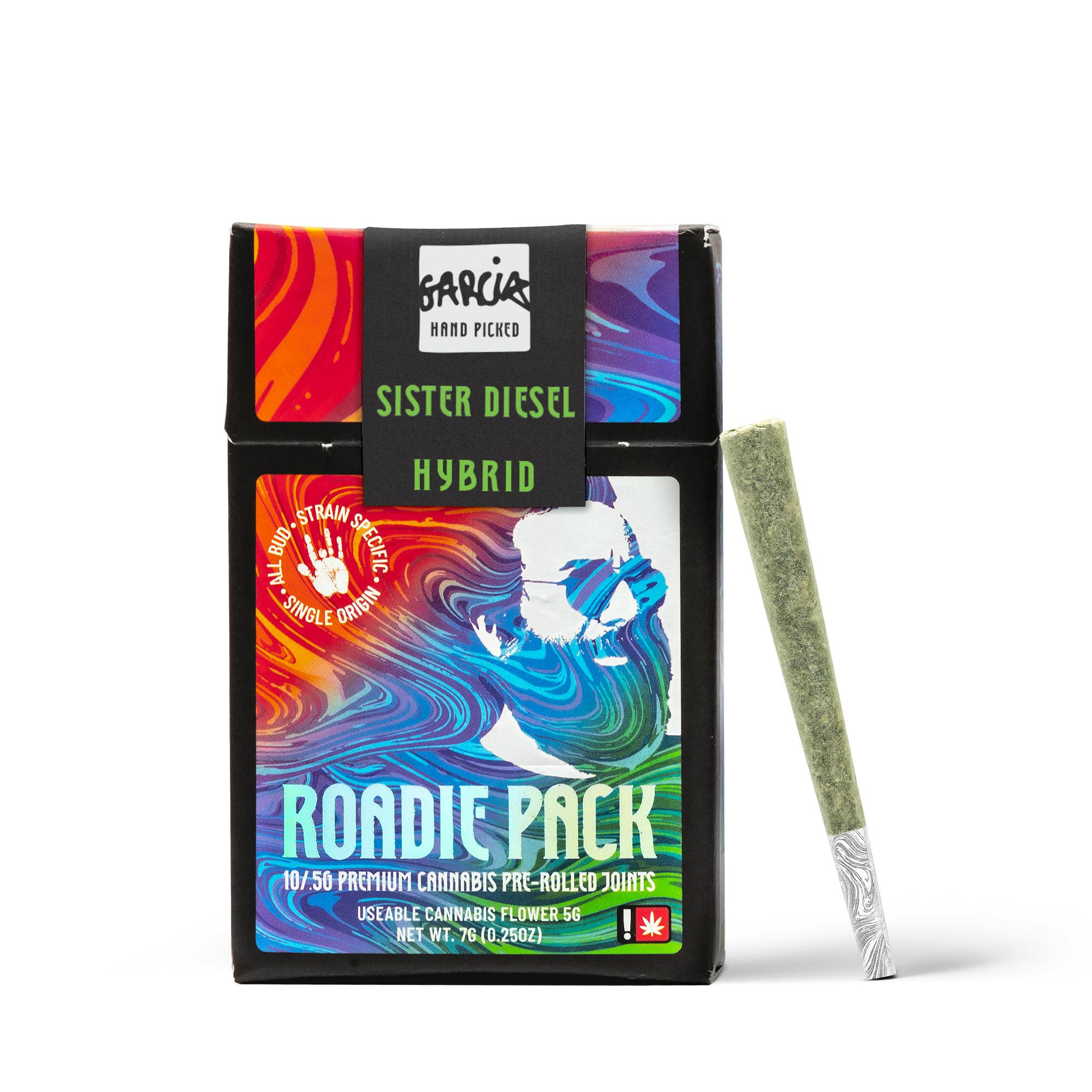 Garcia Hand Picked Roadie Pack Sister Diesel 10pk Pre-Roll 5g - image 1