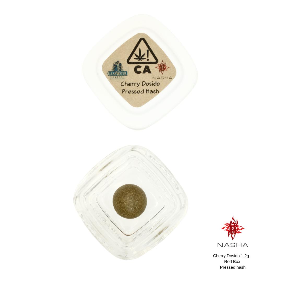 Cherry Dosido 1.2g Red Pressed Hash (Clear Water Farms) - image 3