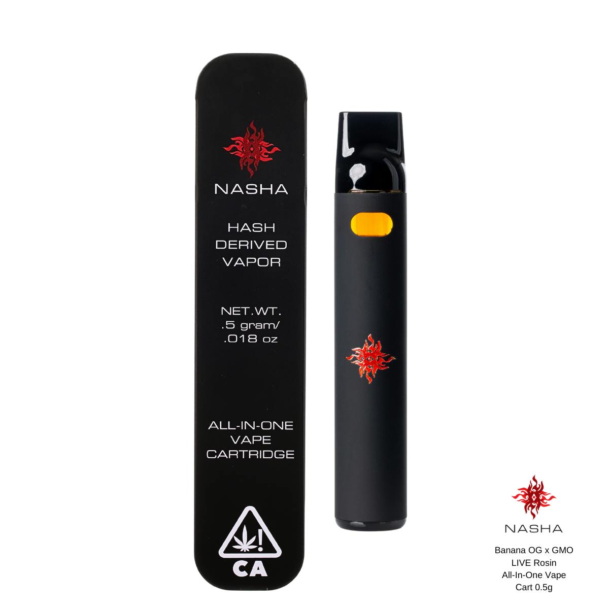 Banana OG x GMO Live Rosin All-In-One Vape 0.5 gram - image 2