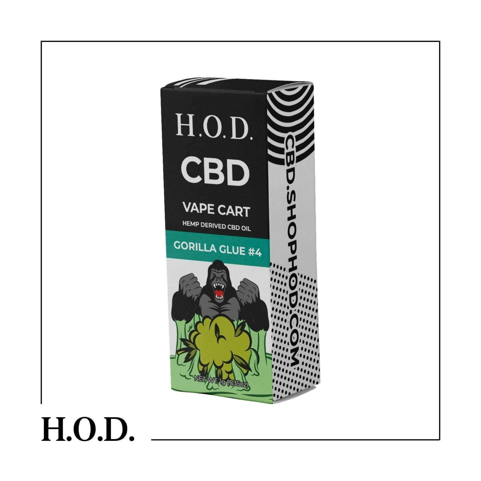 H.O.D. CBD GG4 Cart 1g - image 1