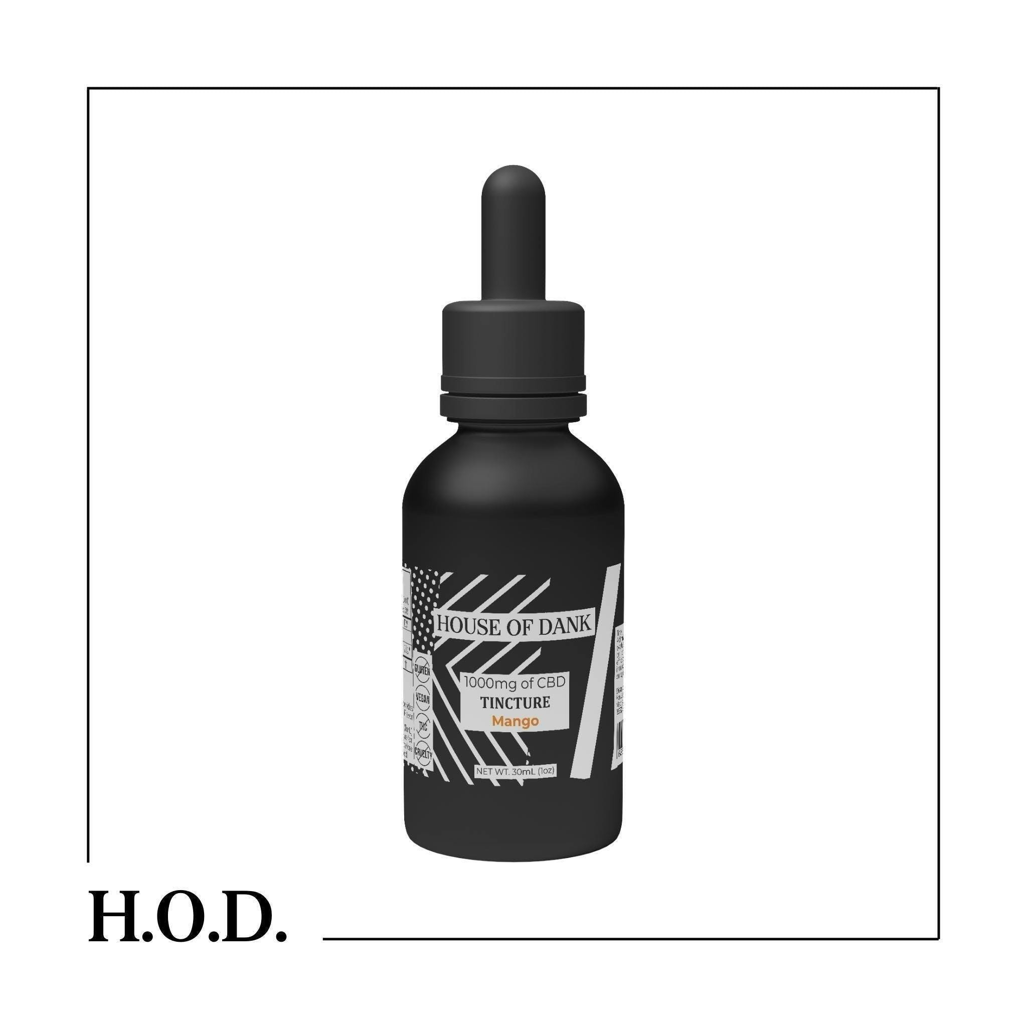 H.O.D. CBD Mango Tincture 1000mg - image 1