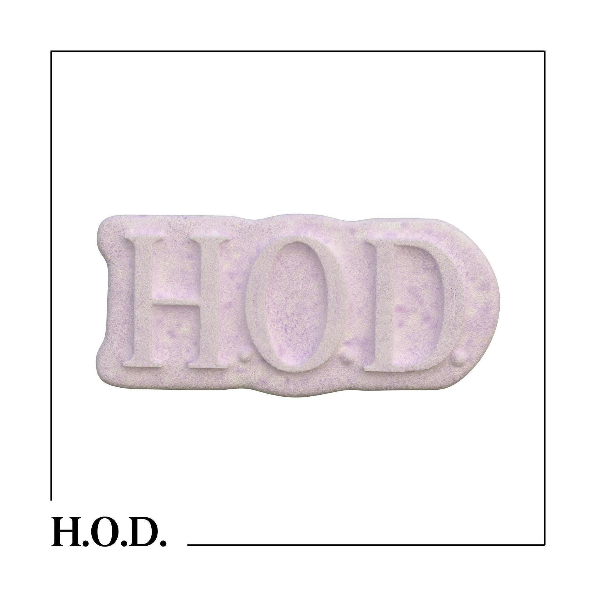 H.O.D. CBD Rose Bath Bomb 200mg - image 1