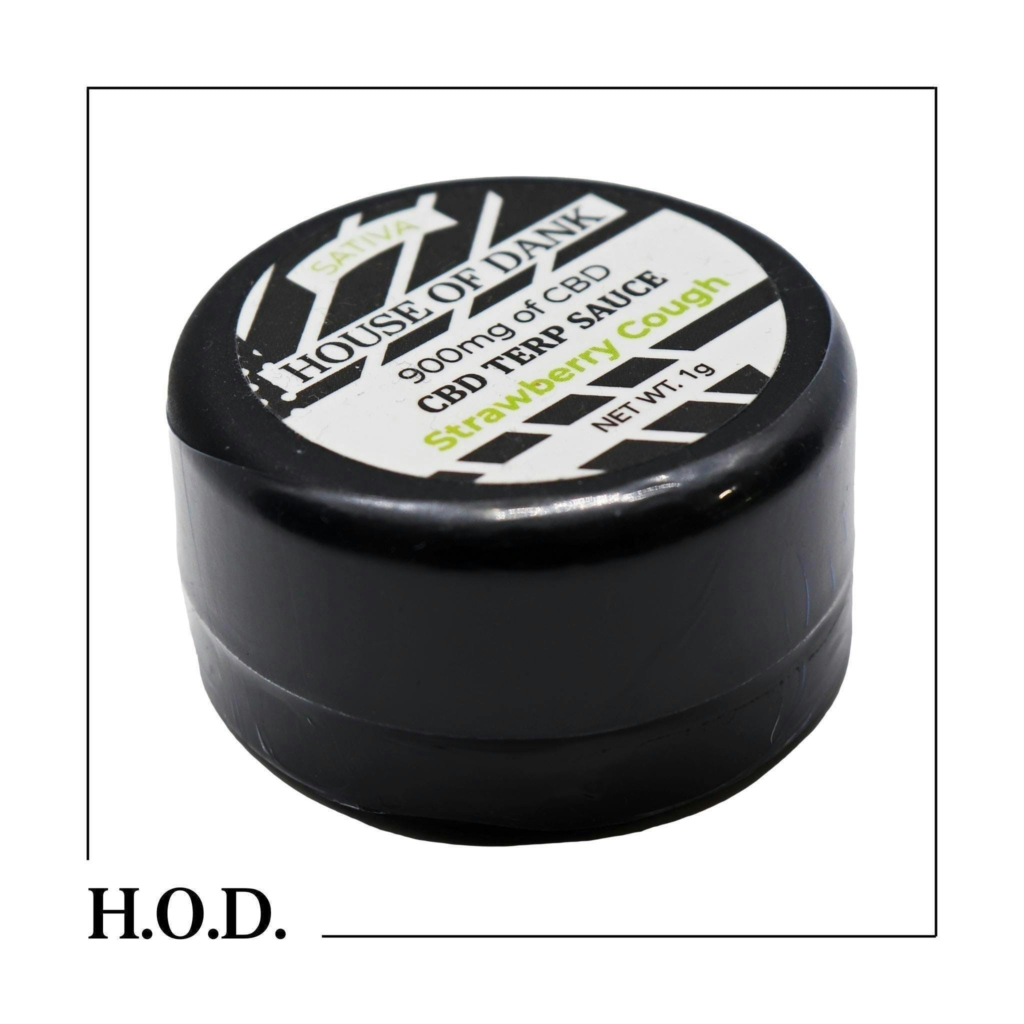 H.O.D. CBD Strawberry Cough OG Dab 1g - image 1