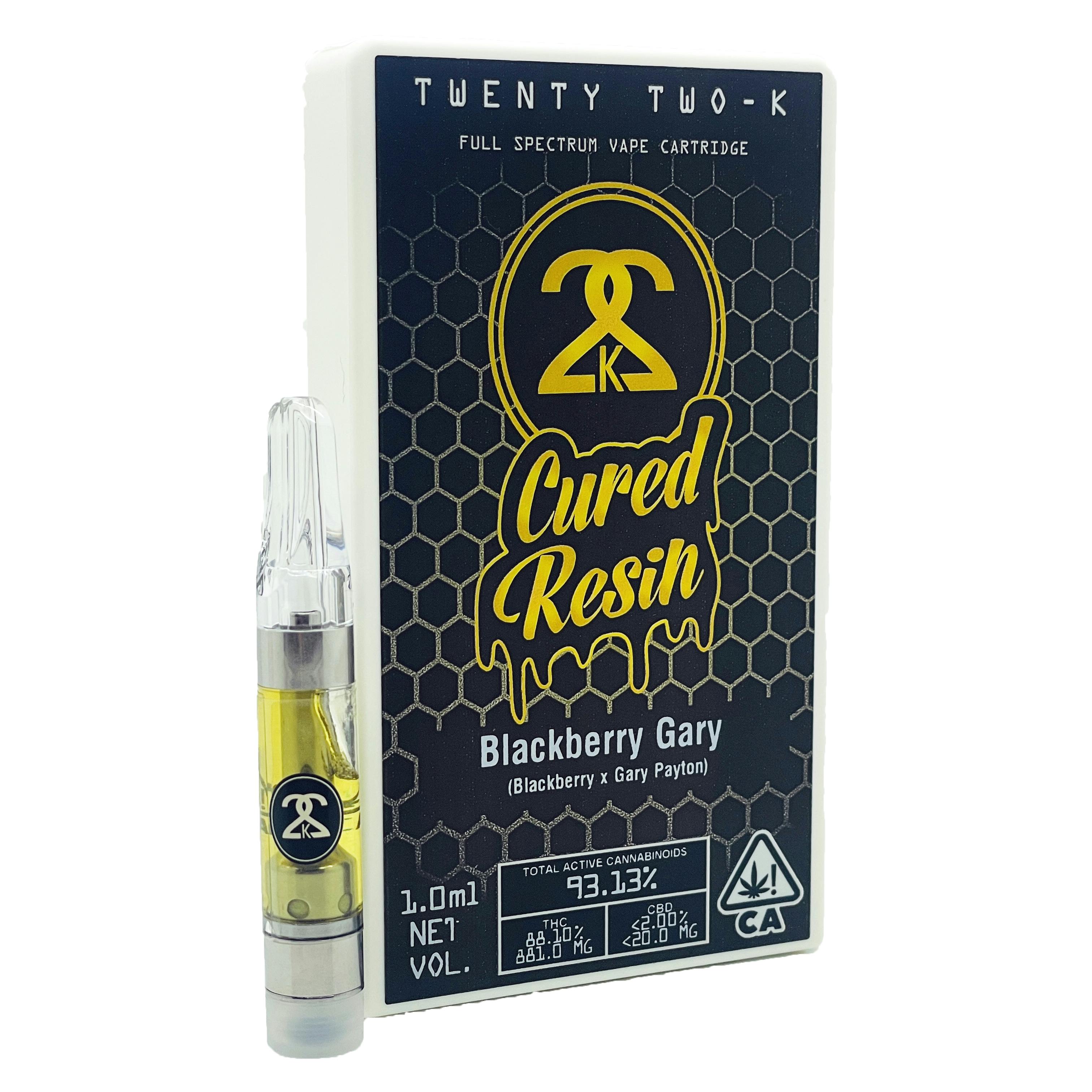 22K - Cured Resin - Blackberry Gary - 1.0ml Cartridge - image 1