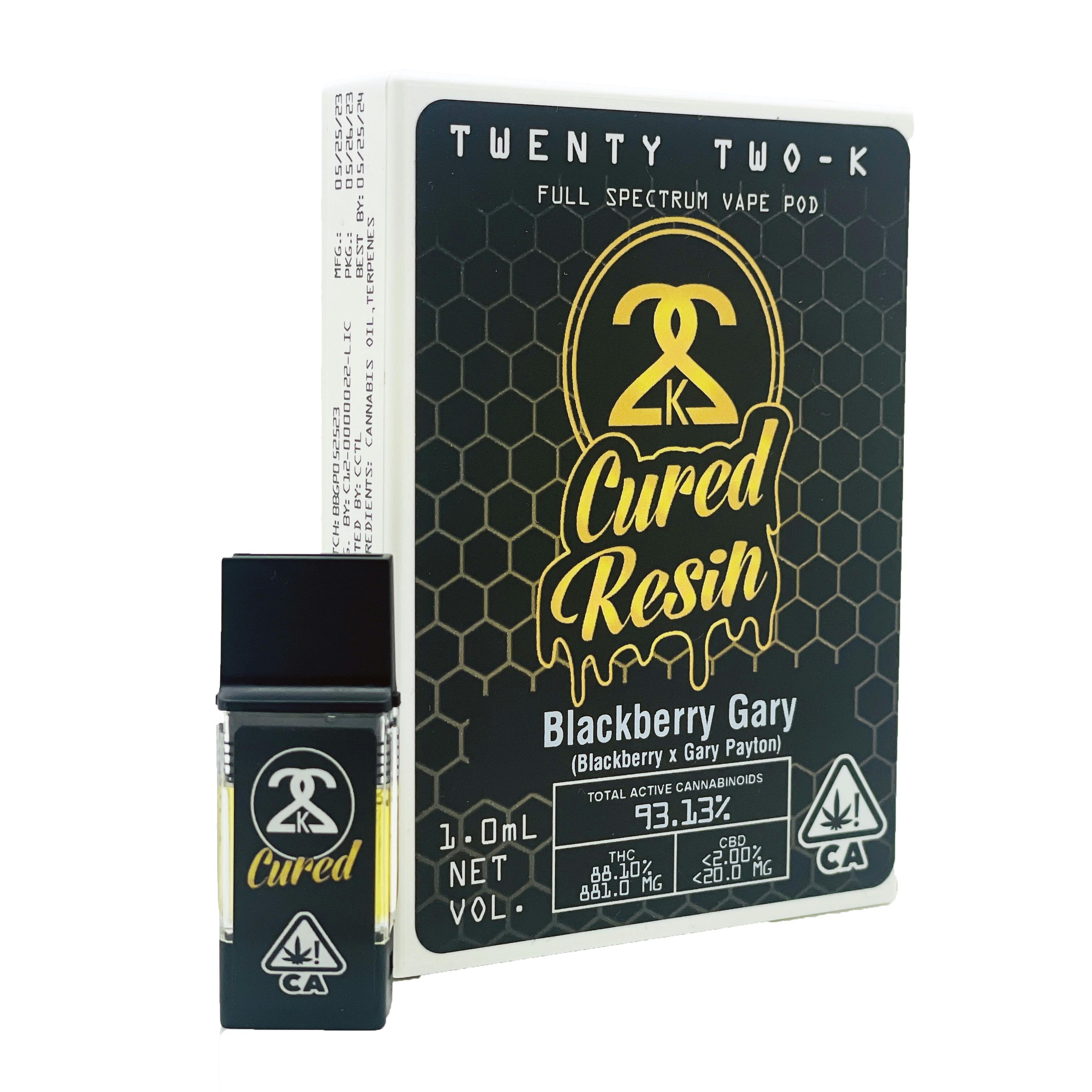 22K - Cured Resin - Blackberry Gary - 1.0ml POD - image 1