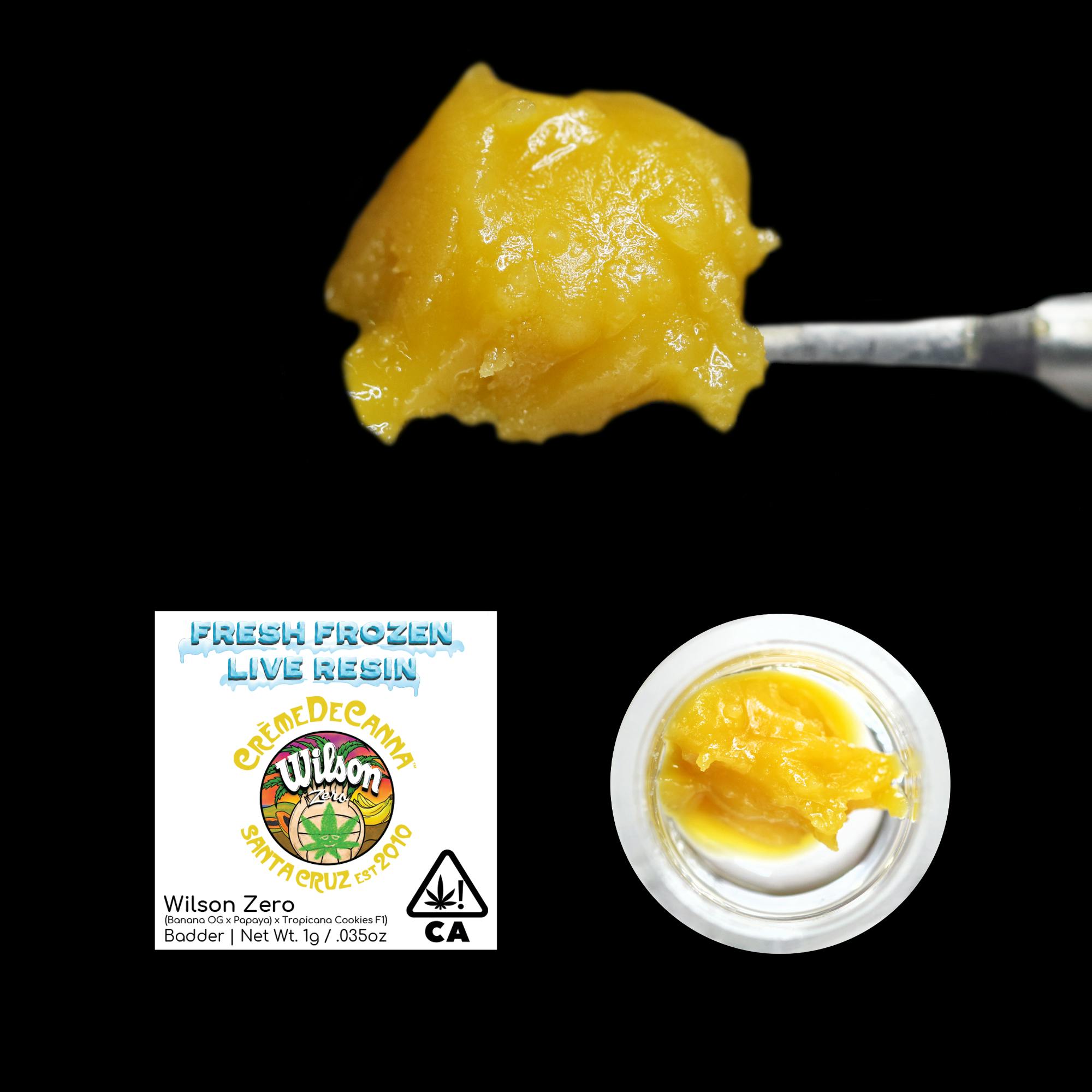 Wilson Zero Fresh Frozen Live Resin Badder 1g - image 1
