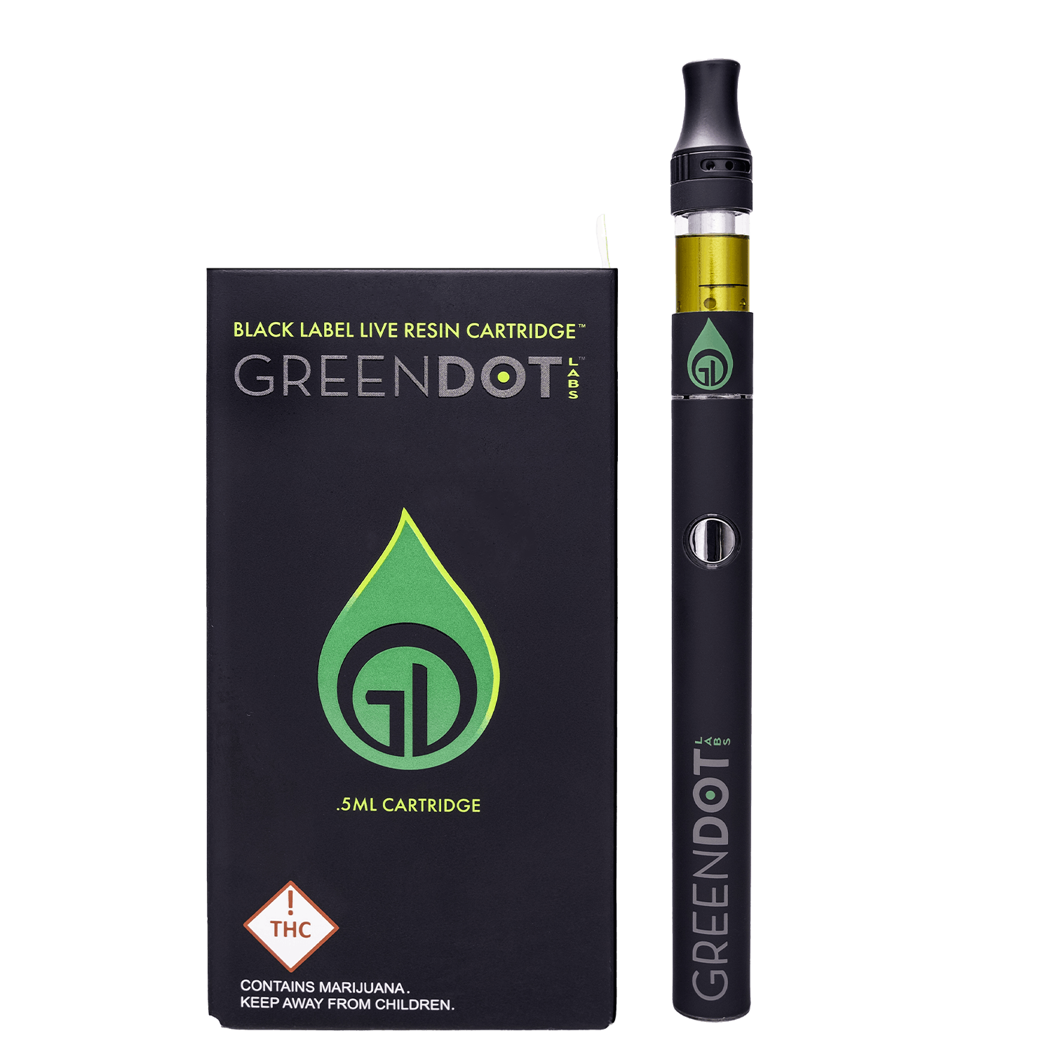 GDL Black Label Live Resin Cartridge (.5g) | ROYGBIV Red - image 1