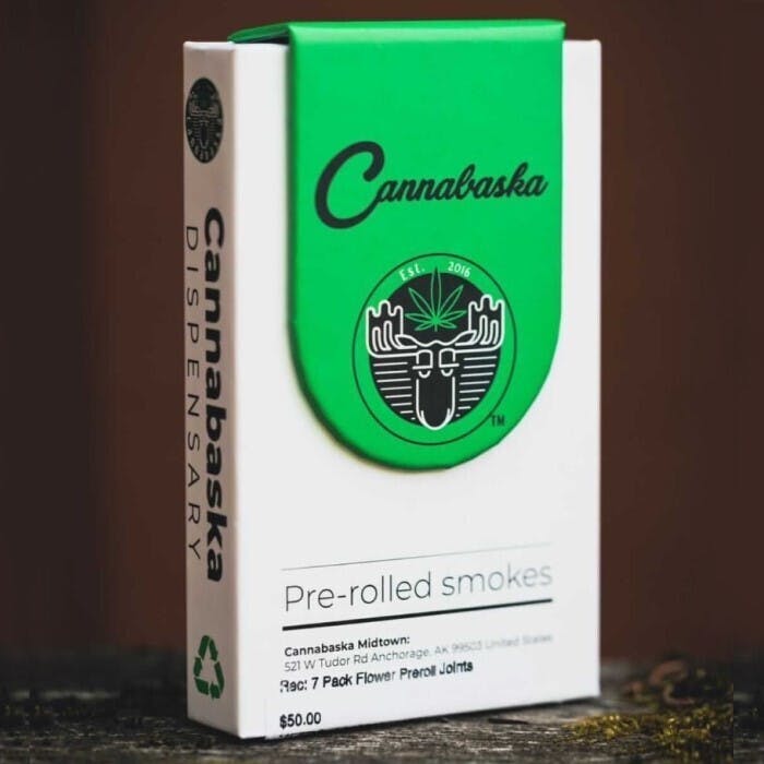 7pk Indica-Dom Flower Pre-Rolls: Wedding Cake 25.02% - image 1