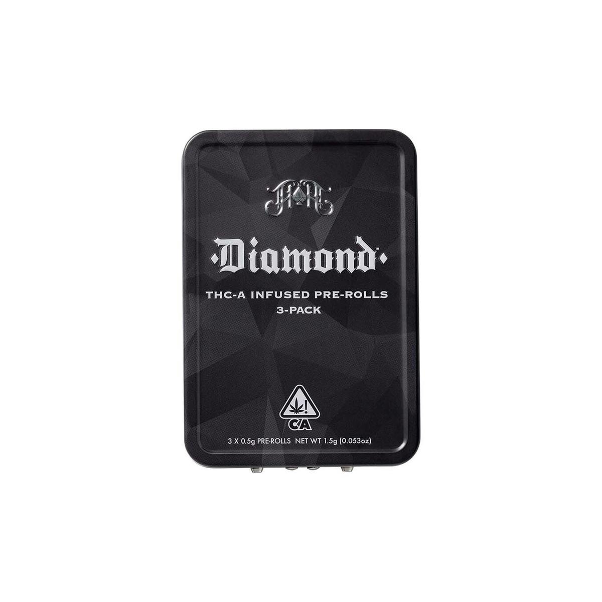 3-Pack Diamond Infused Pre-Roll: Bubble Bath - image 2