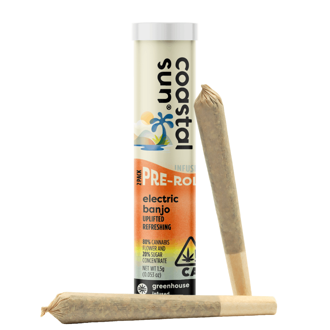 Electric Banjo Infused Greenhouse 0.75 Pre-Roll 2pk 1.5g - image 1
