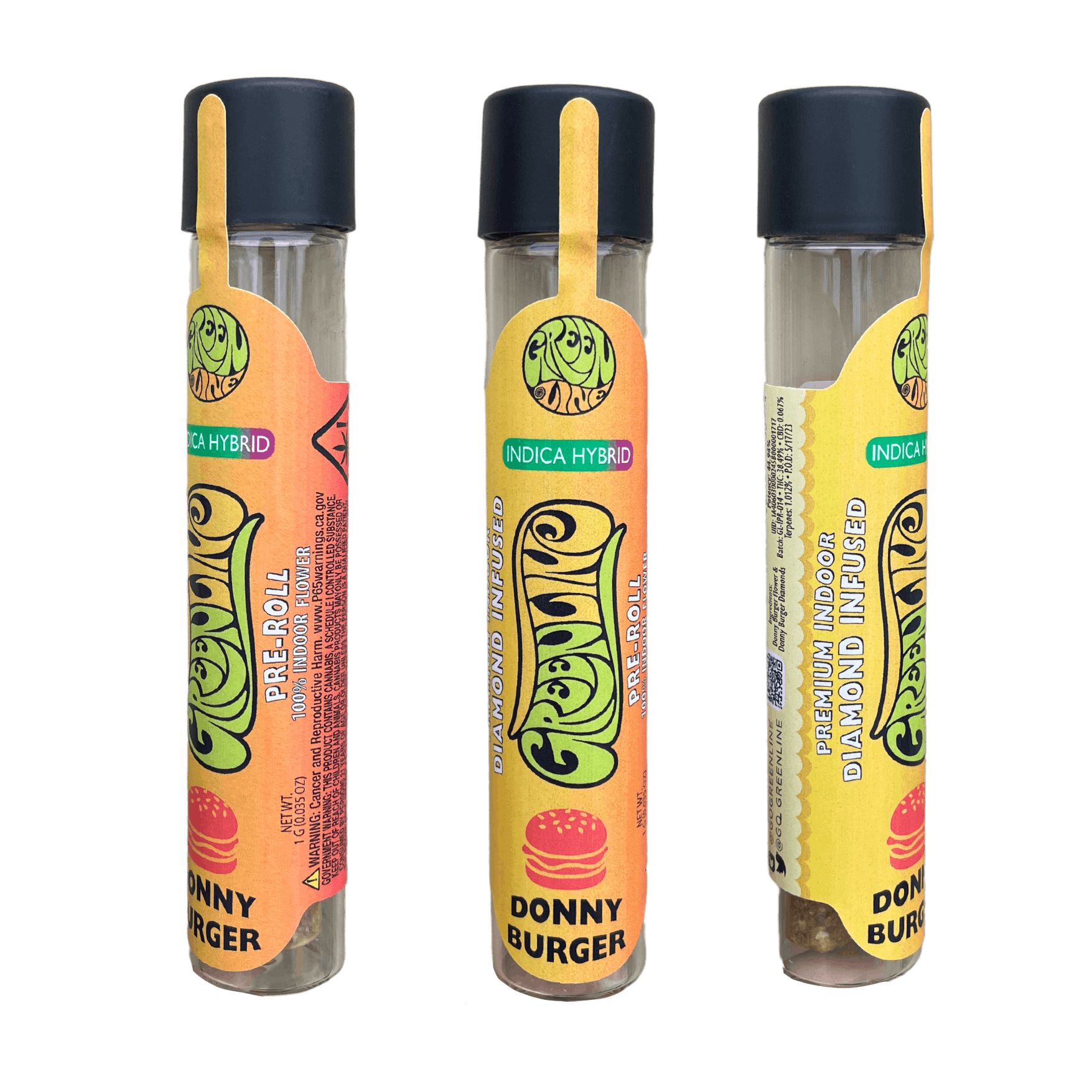 Donny Burger - Diamond Infused - Indoor Flower Pre-Roll - 1G - image 1