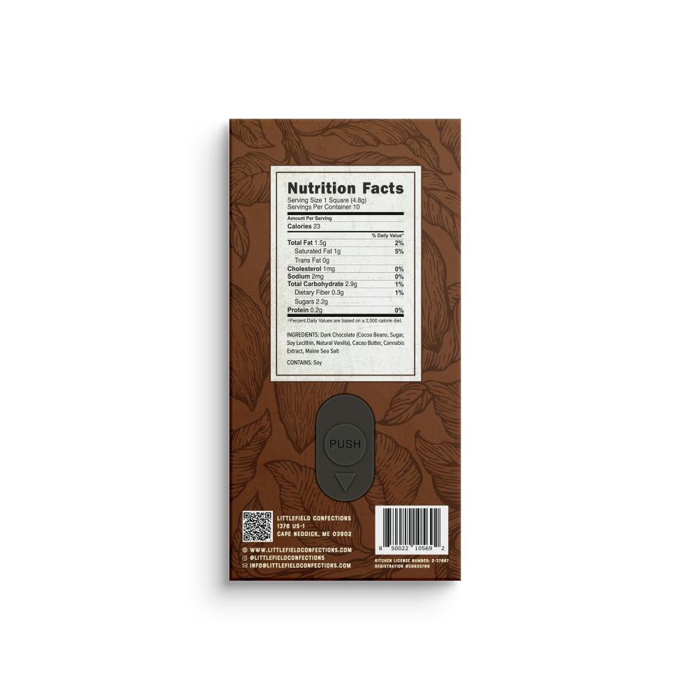 Plain Dark Chocolate THC Bar 30mg/pc 300mg Total - image 2