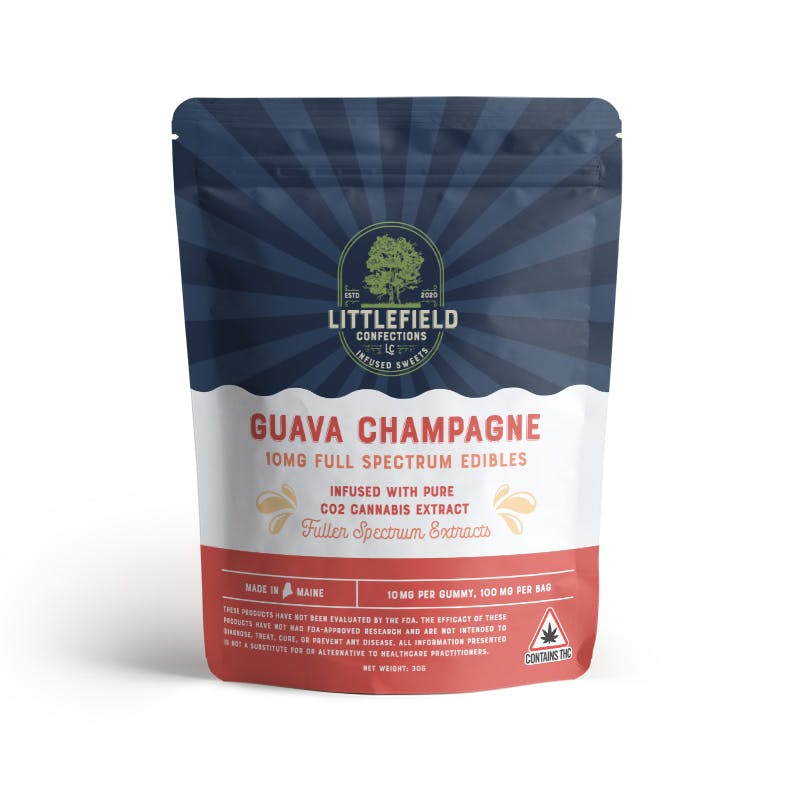 Guava Champagne Full Spectrum Gummies 10mg/pc 100mg Total - image 1